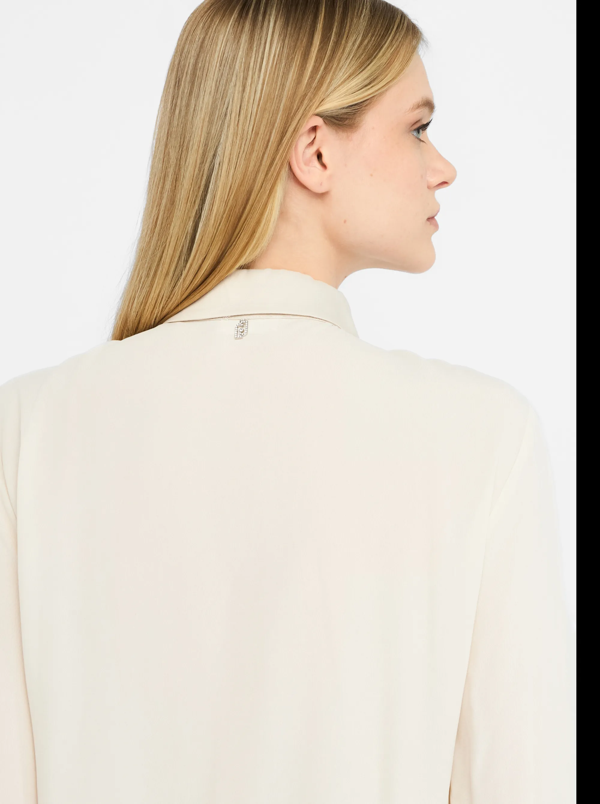 Liujo Jeans B'Crepe Shirt' Beige Mf5106T2578 156297