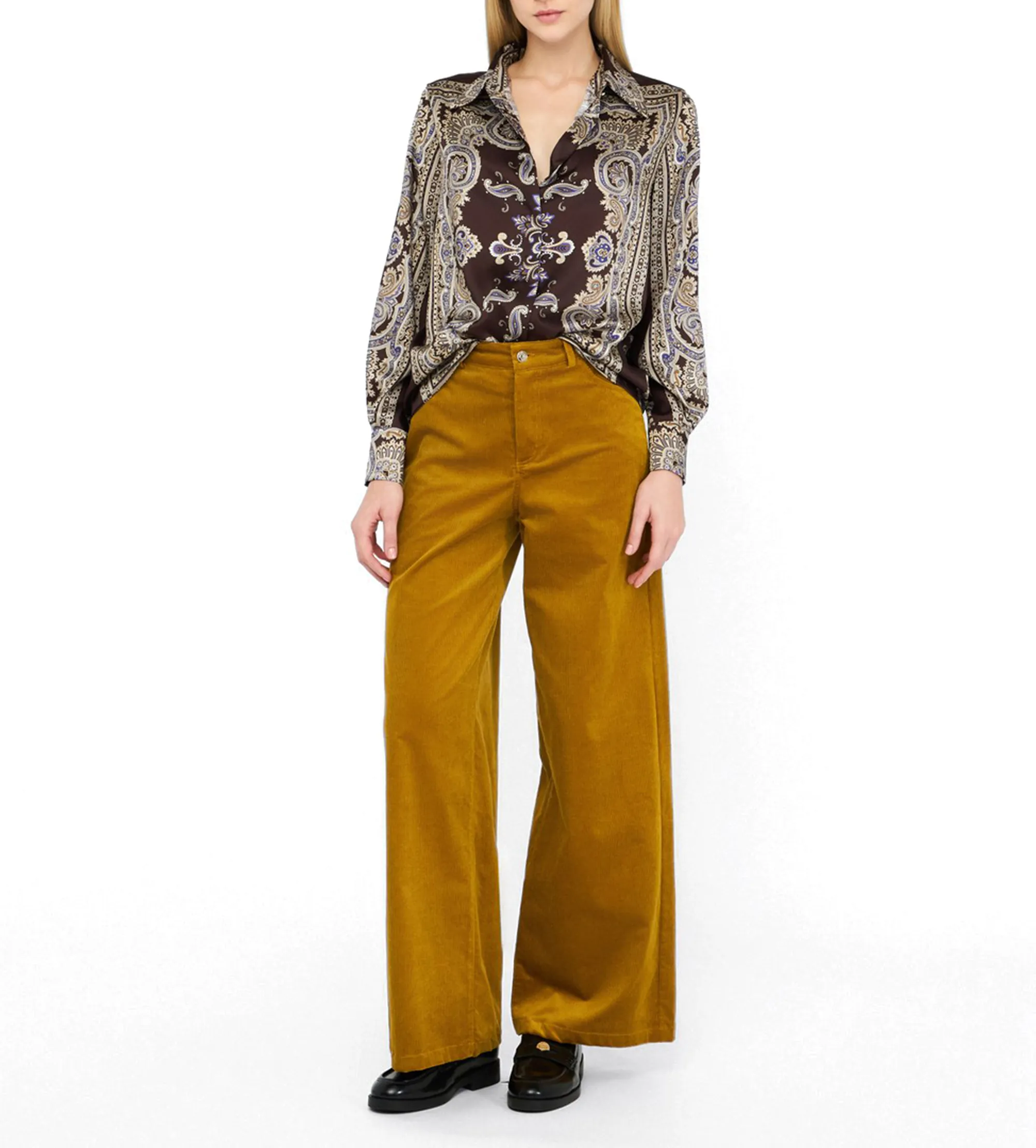 Liujo Jeans B'Twill Shirt' Brown Mf5393Ts117 160022