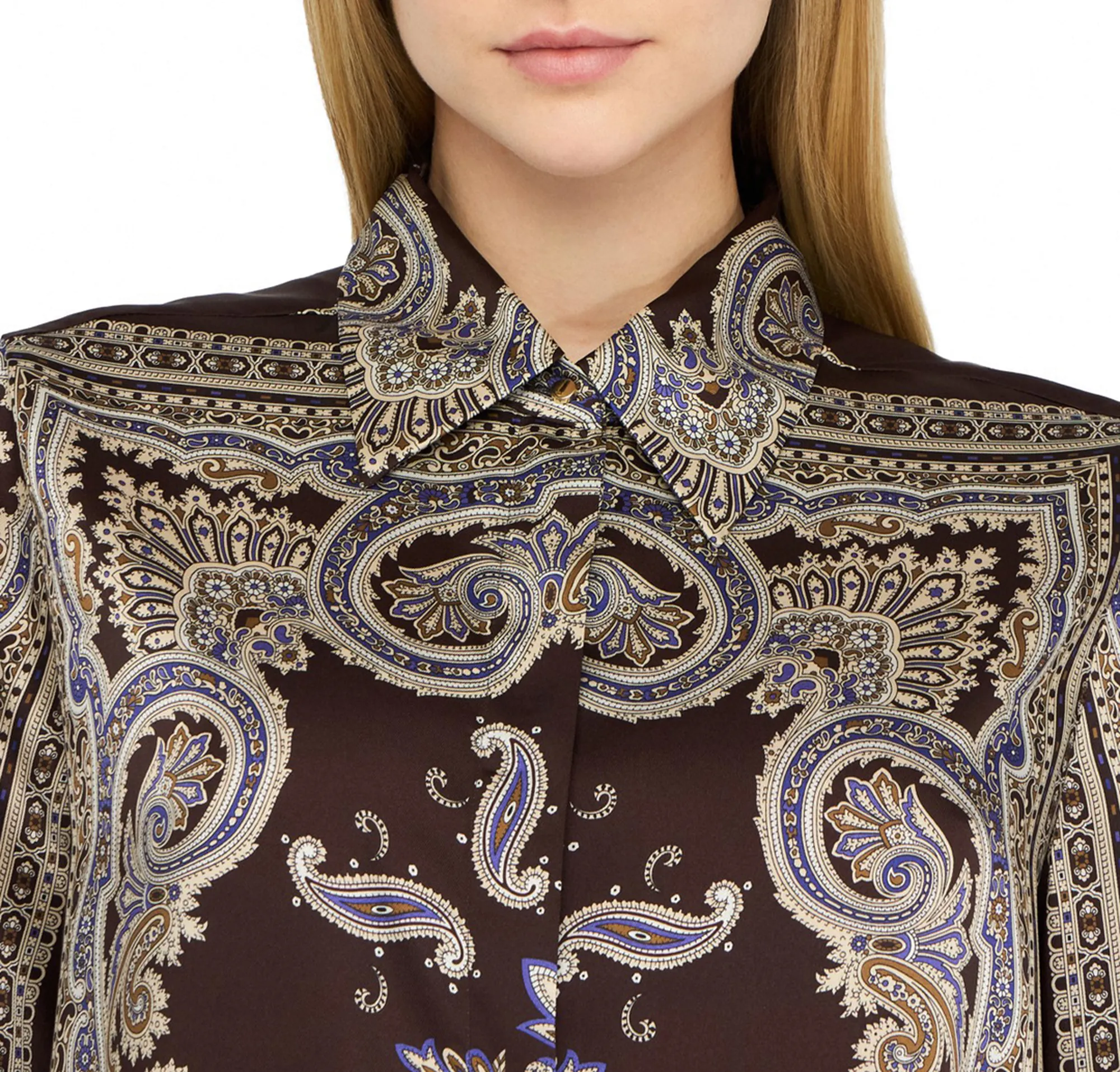 Liujo Jeans B'Twill Shirt' Brown Mf5393Ts117 160024