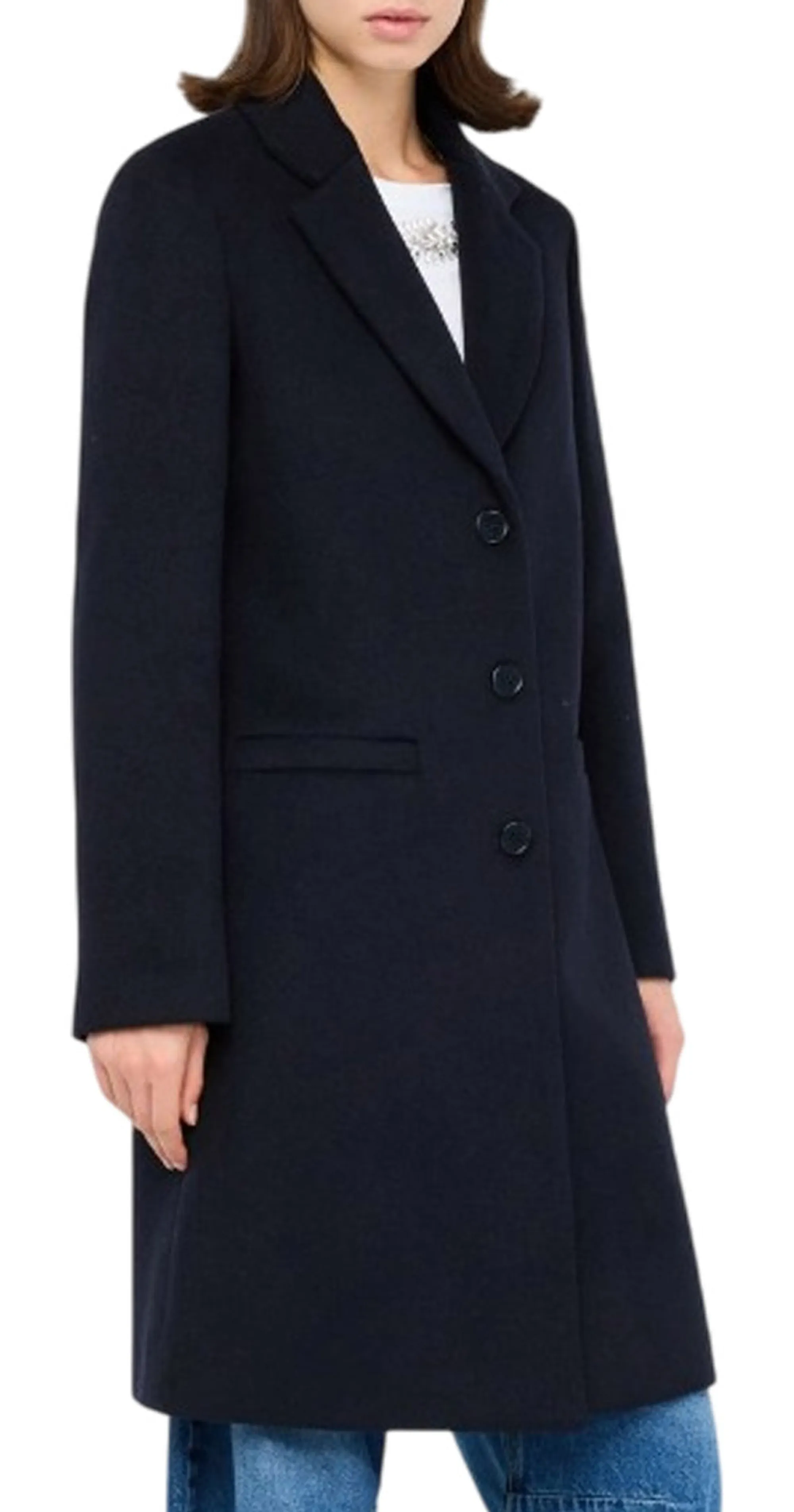 Liujo Jeans Cappotto Blu Mf5149T165A 165401