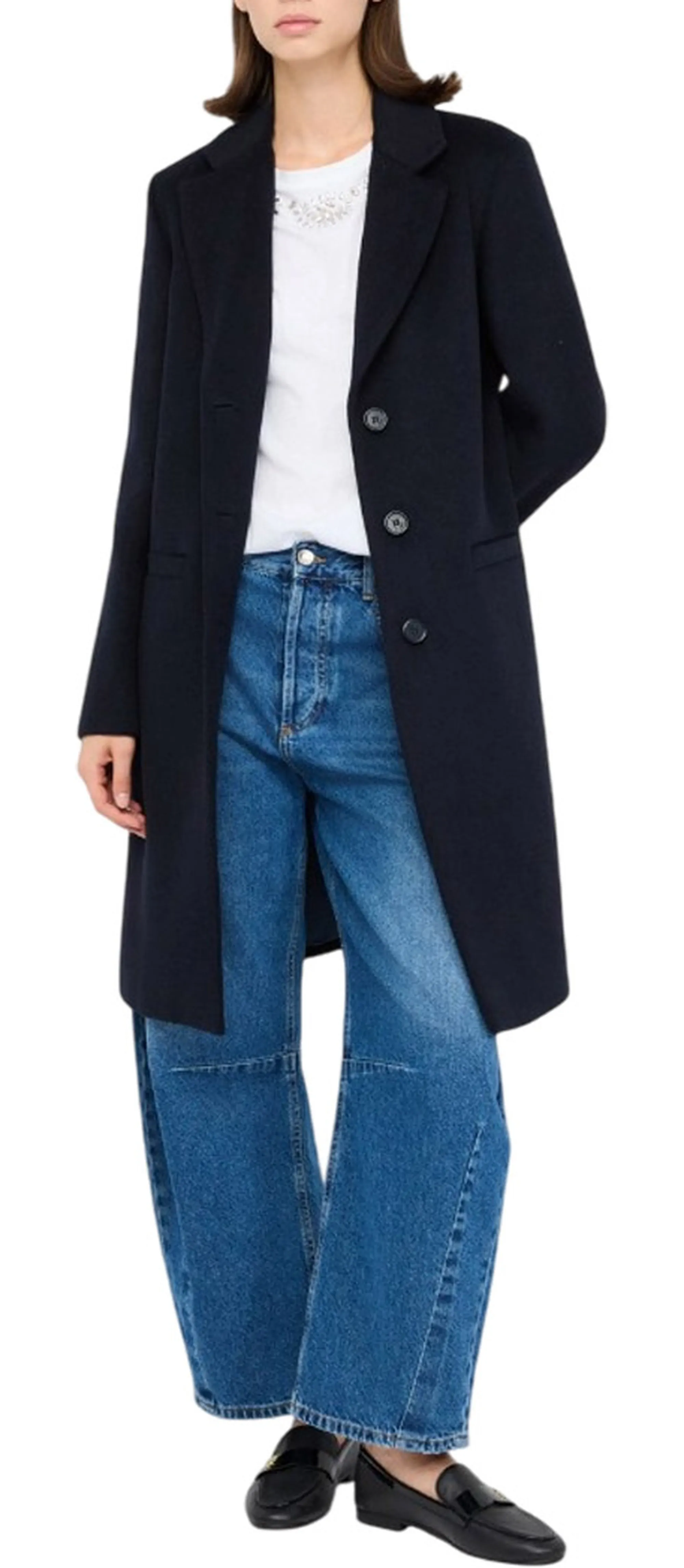 Liujo Jeans Cappotto Blu Mf5149T165A 165404