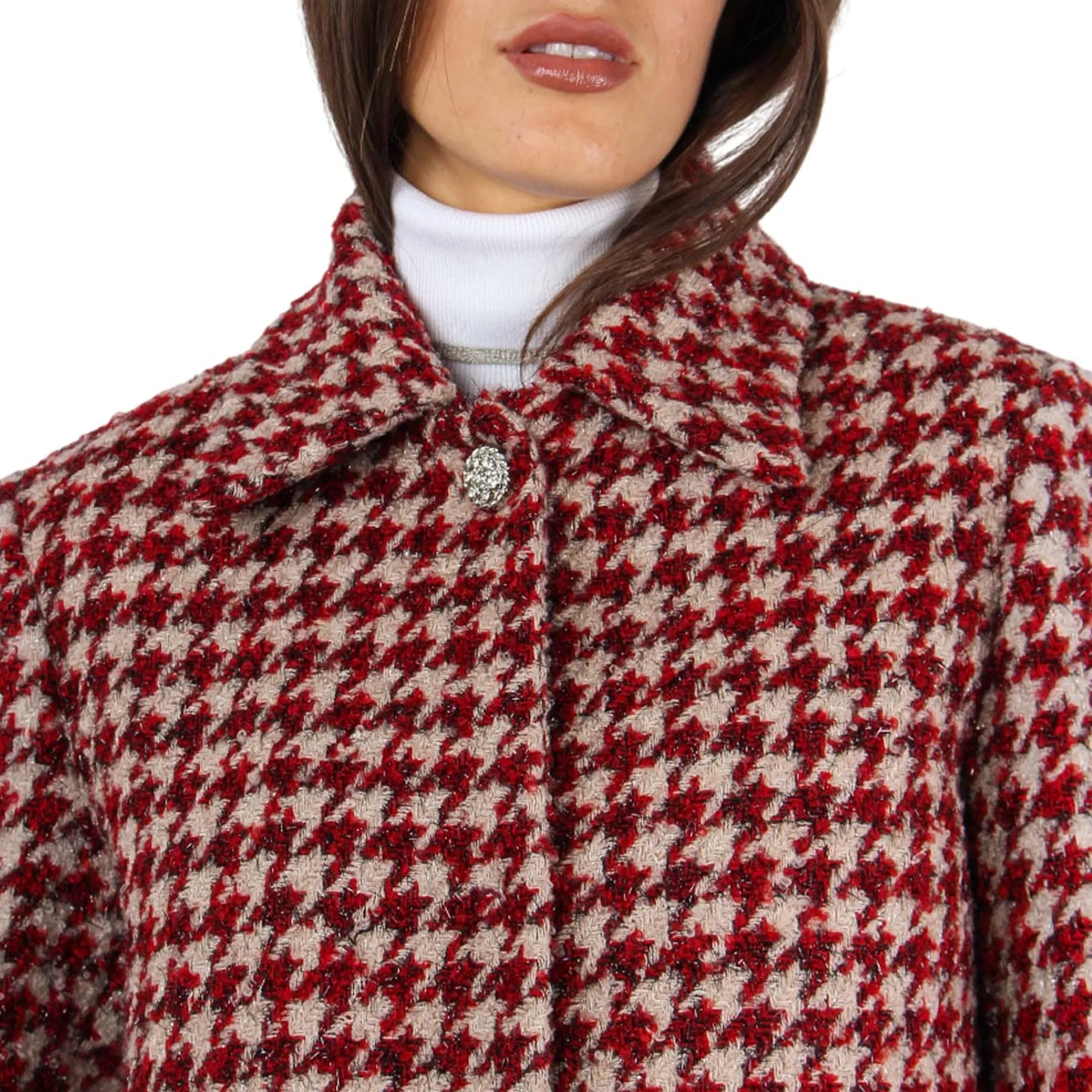 Liujo Jeans B'Boucle Coat' Red Mf5436T220A 160540