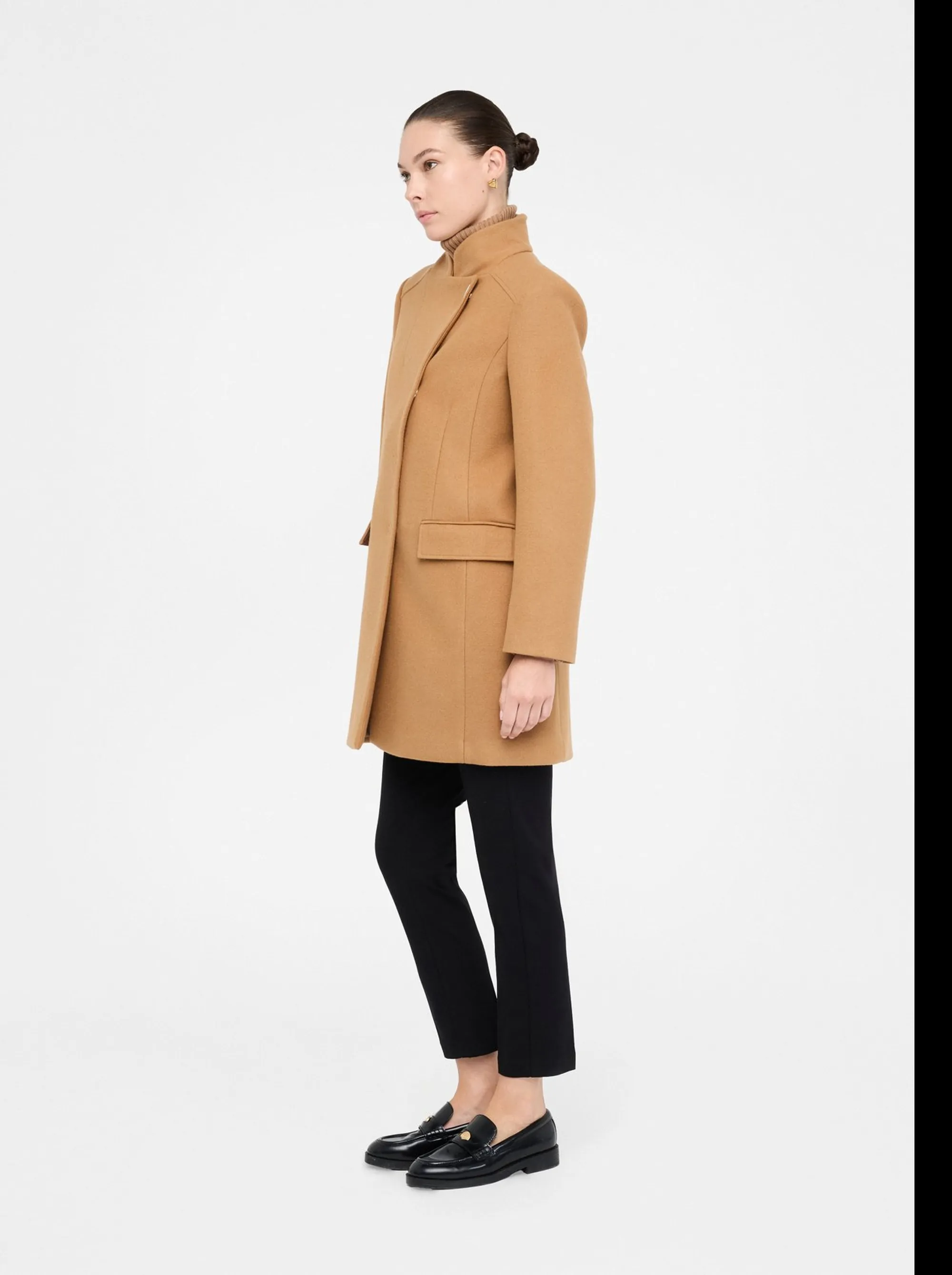 Liujo Jeans B'Double Cloth Coat' Beige Mf5119J4873 156230