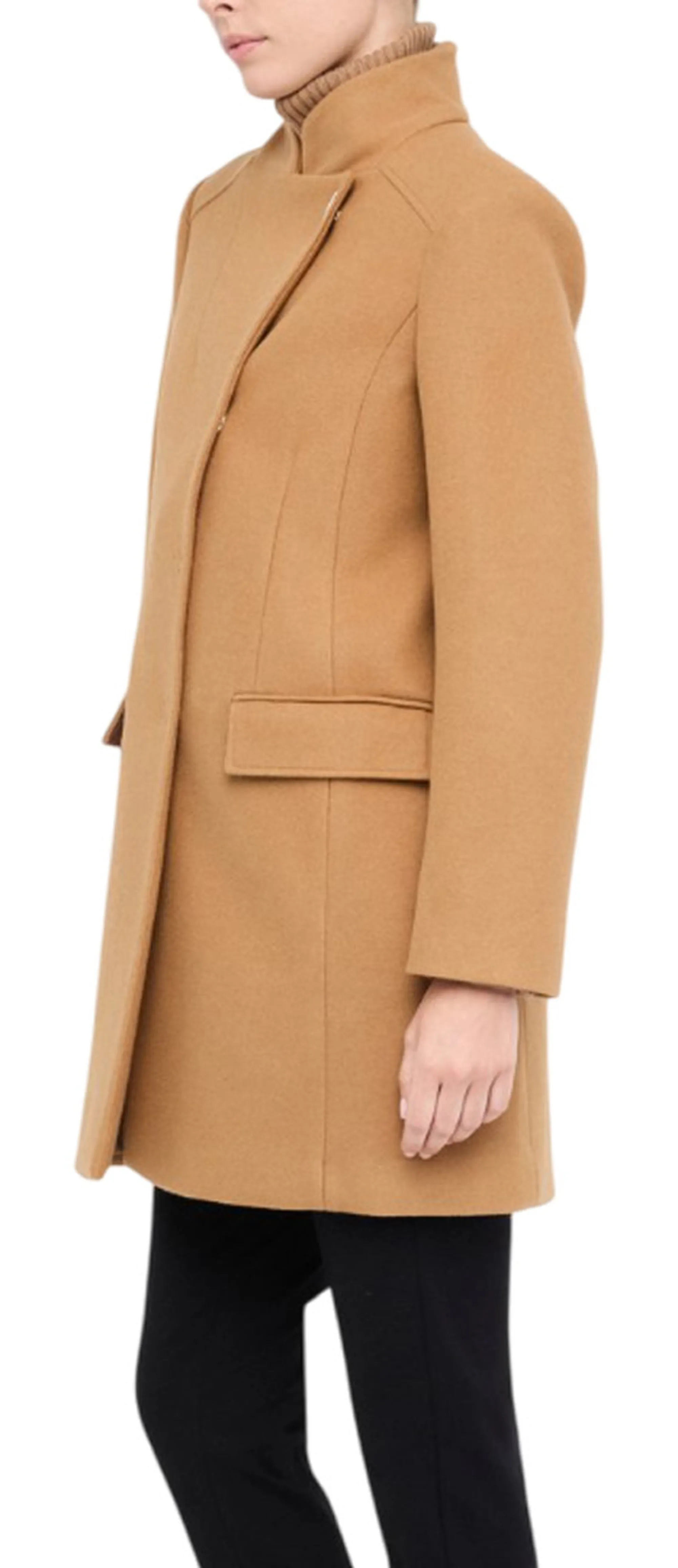 Liujo Jeans Cappotto In Panno Doppio Beige Mf5119J4873 156881