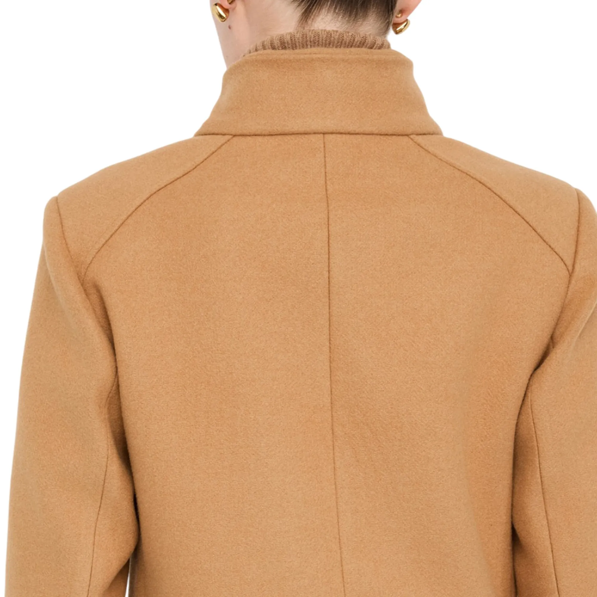 Liujo Jeans Cappotto In Panno Doppio Beige Mf5119J4873 156894