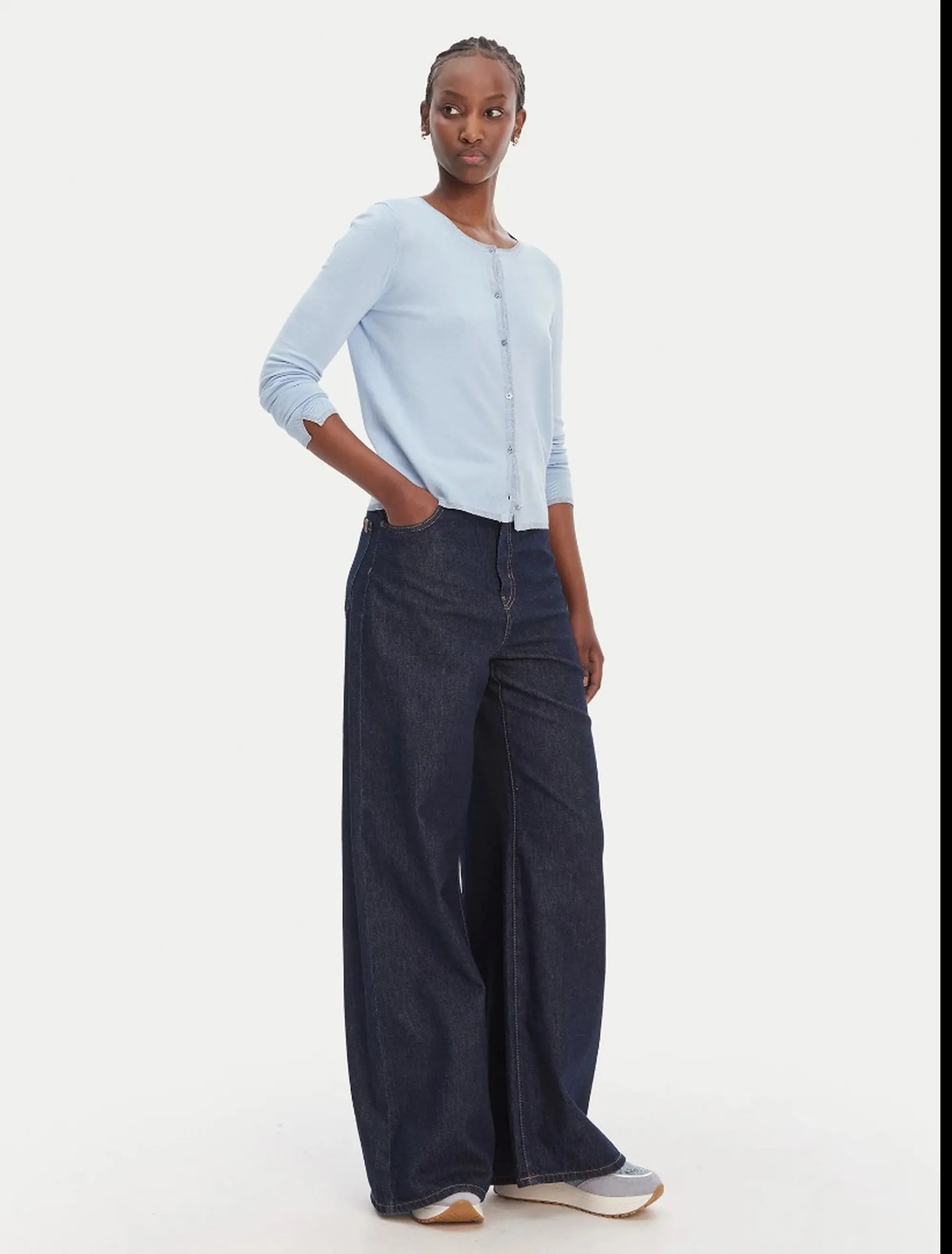 Liujo Jeans Cardigan Azzurro Wa6280Ms49I 173874