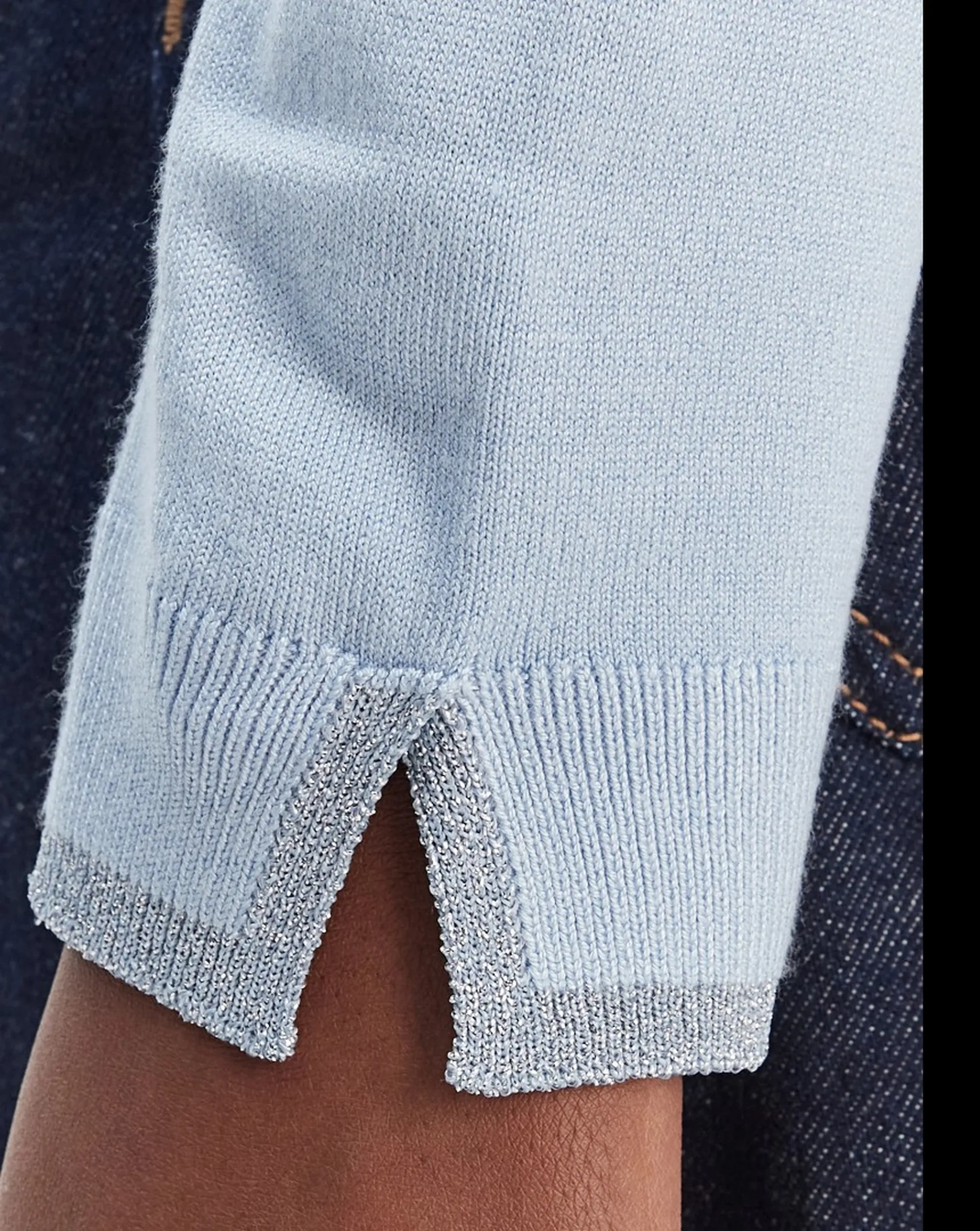 Liujo Jeans Cardigan Azzurro Wa6280Ms49I 173876