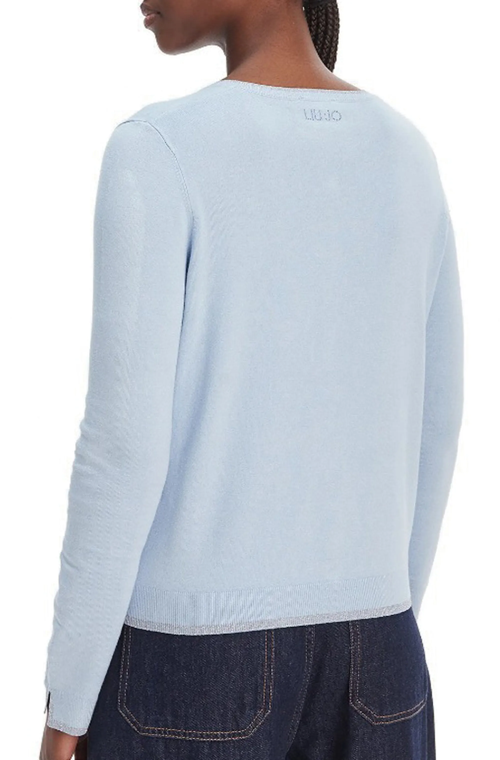 Liujo Jeans B'Cardigan ' Sky Blue Wa6280Ms49I 177653