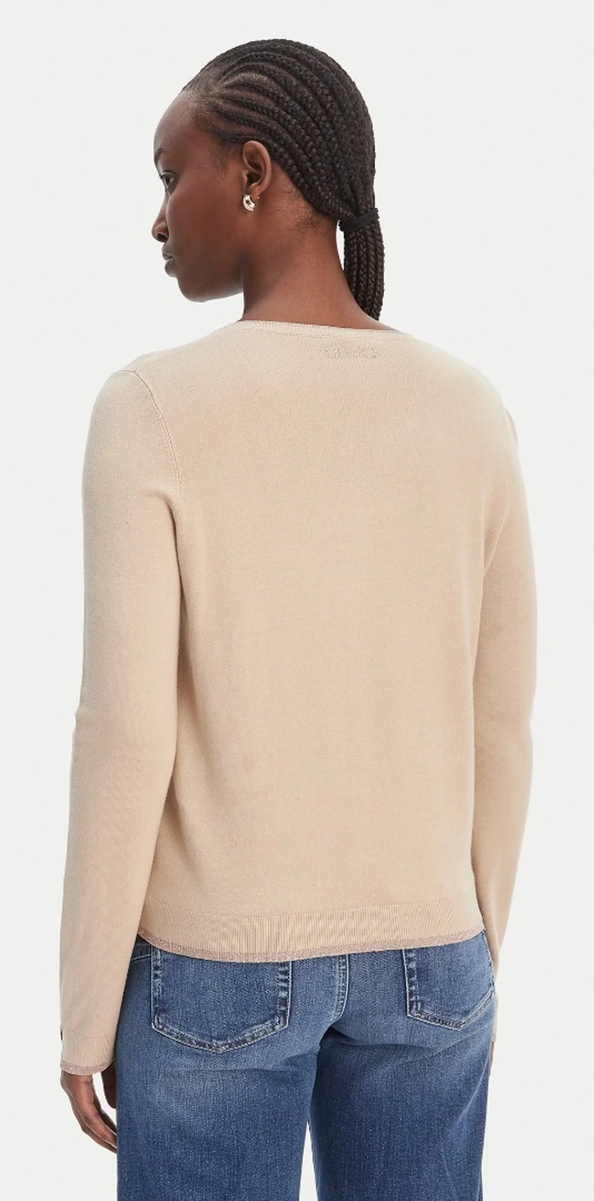 Liujo Jeans Cardigan Crema Wa6280Ms49I 173866