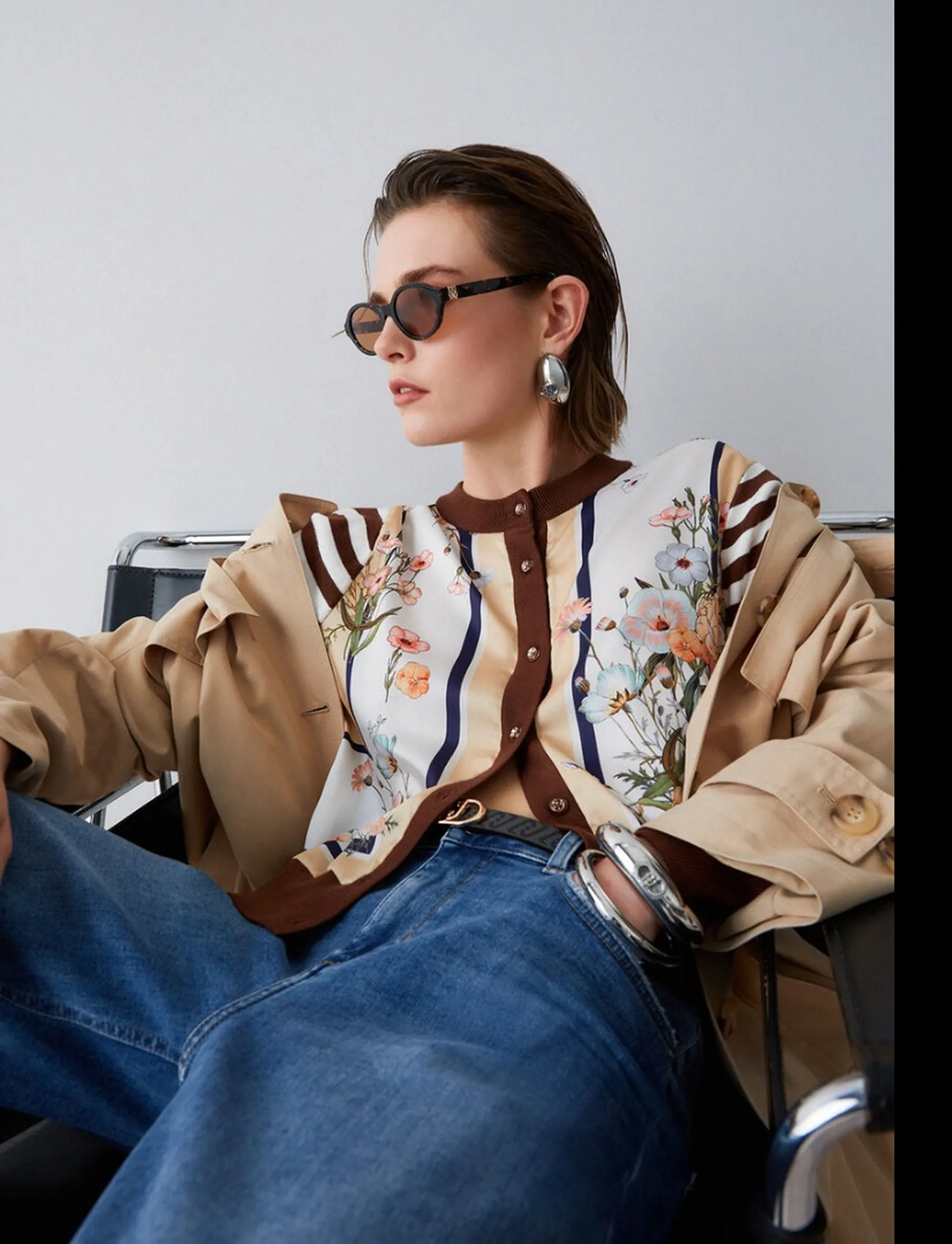 Liujo Jeans Cardigan Multicolor Wa6384Ms49I 174398