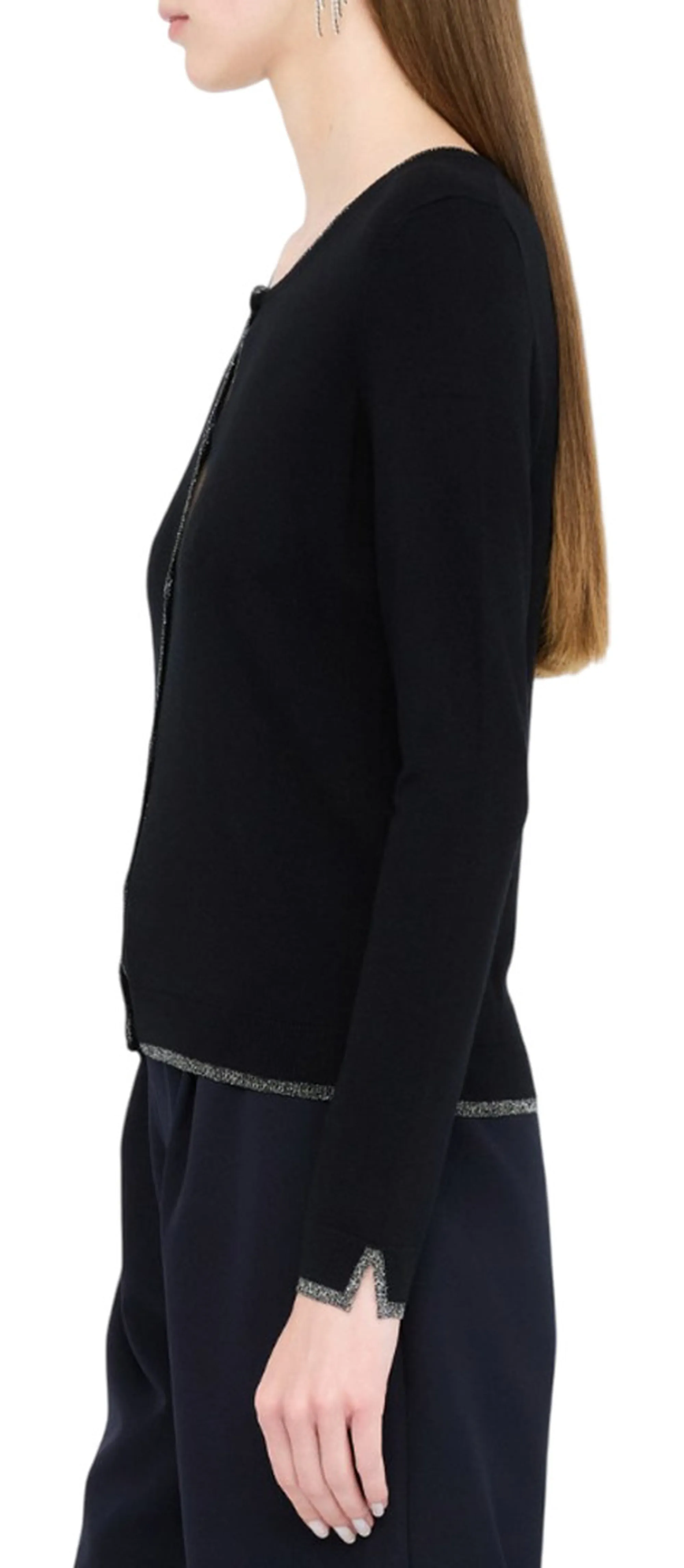 Liujo Jeans B'Cardigan ' Black Mf5225Ms49I 156736