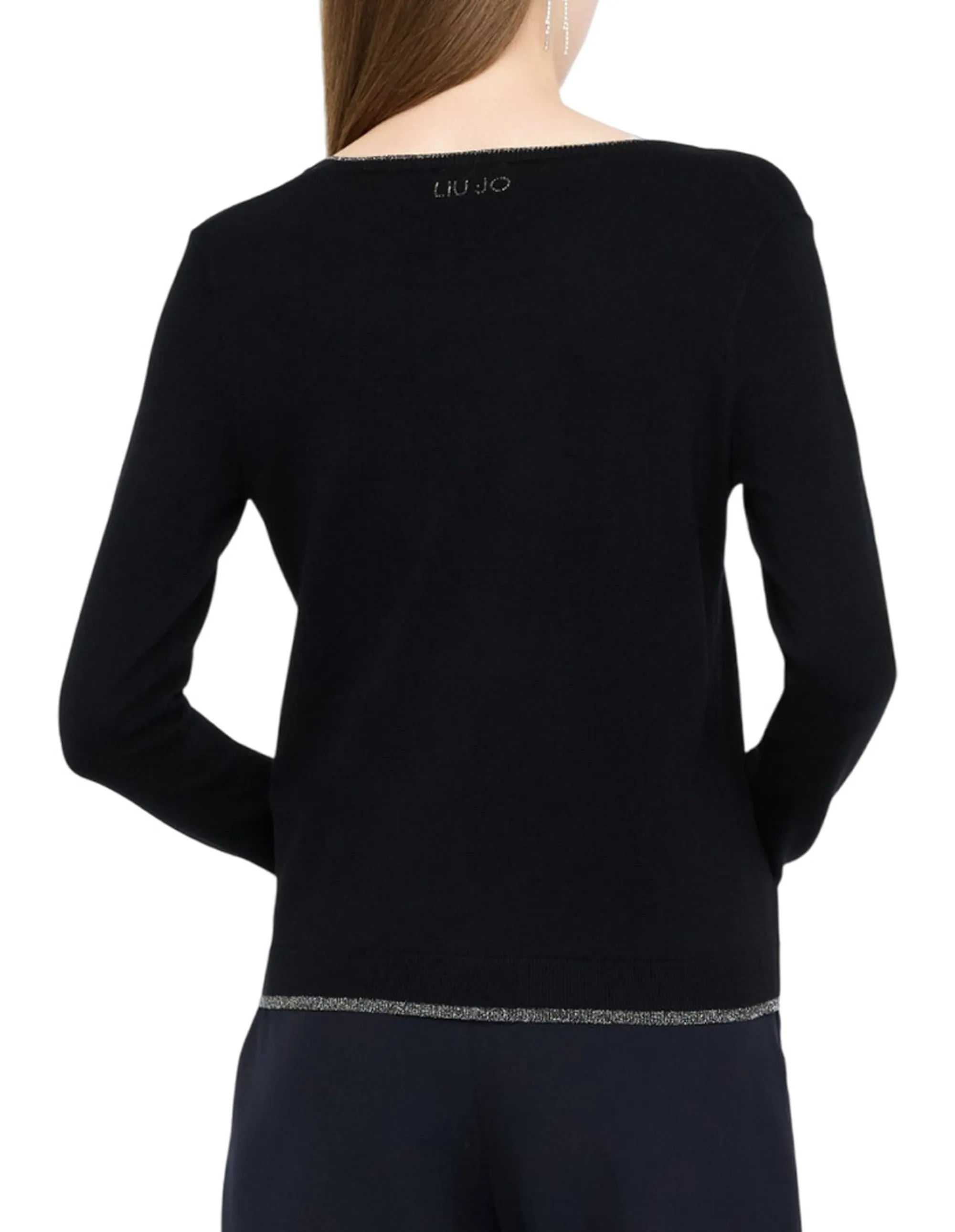 Liujo Jeans B'Cardigan ' Black Mf5225Ms49I 156737