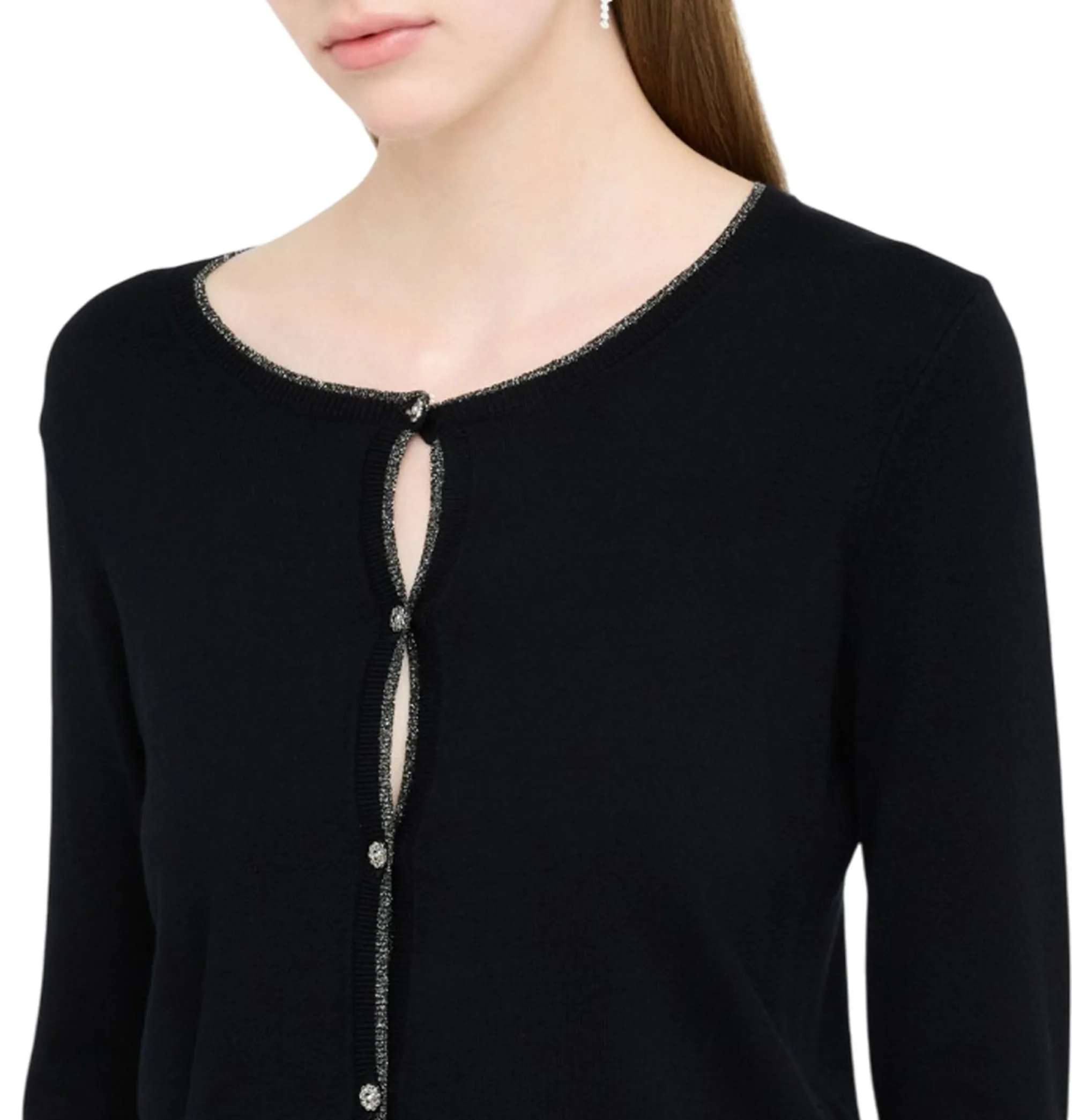 Liujo Jeans B'Cardigan ' Black Mf5225Ms49I 156740
