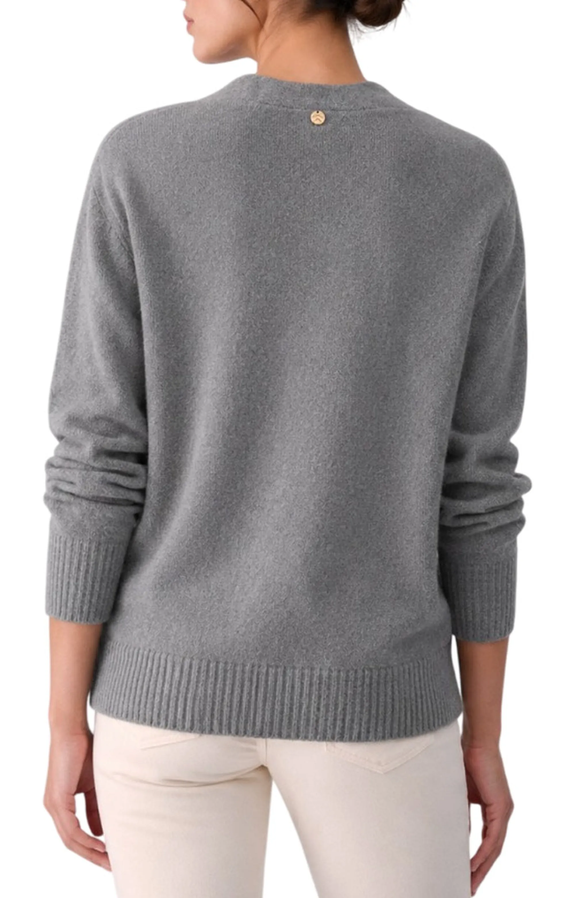 Liujo Jeans B'Liujo Pure Wool Cardigan' Grey Wf6417Ms009 186218