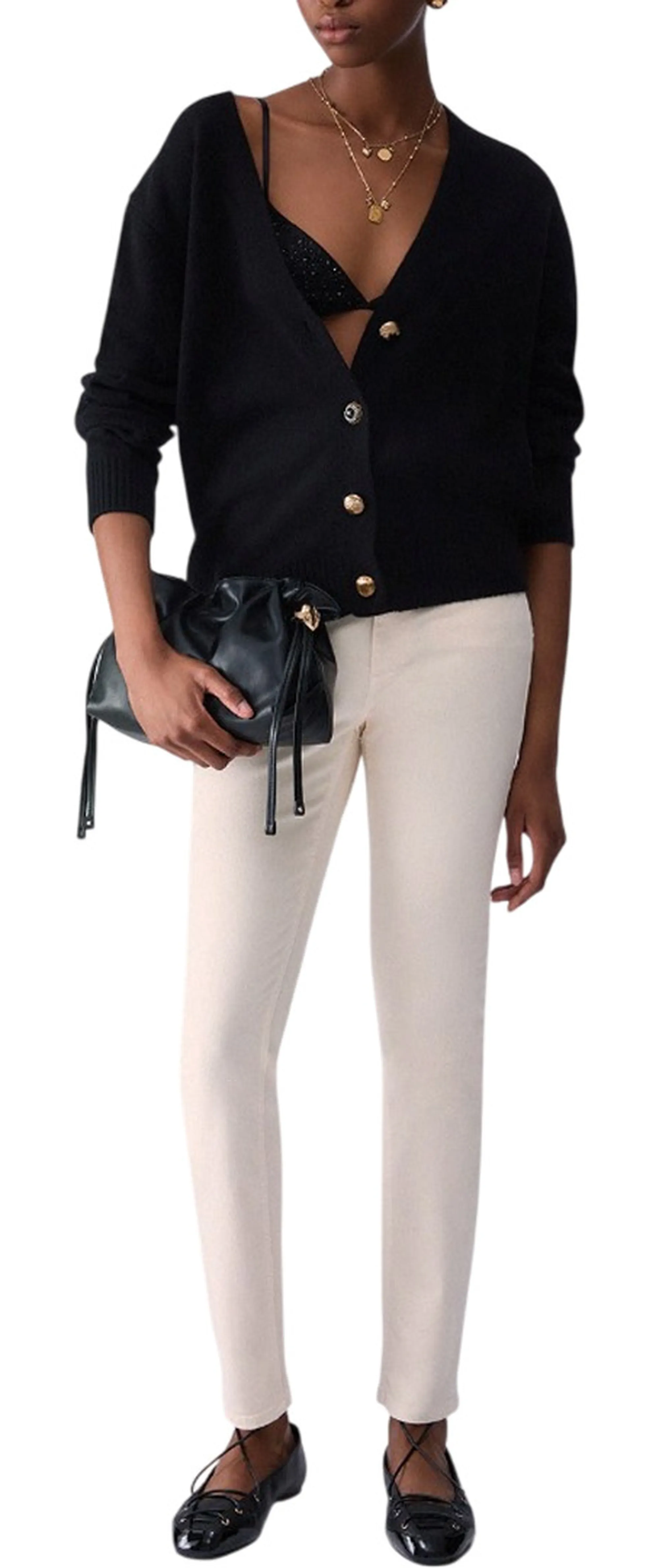 Liujo Jeans B'Liujo Pure Wool Cardigan' Black Wf6417Ms009 186215