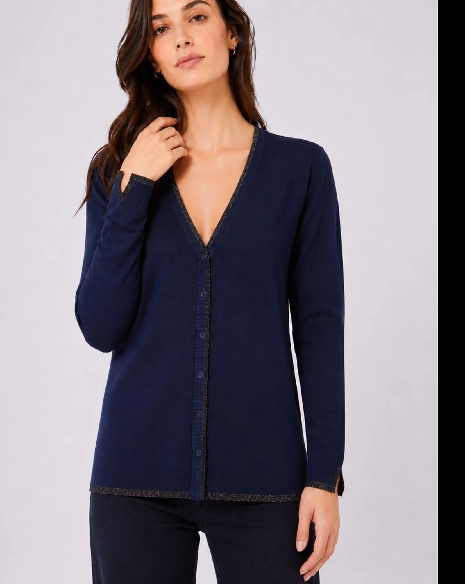 Liujo Jeans Cardigan Liujo Blu Scuro Wf6083Ms49I 187971