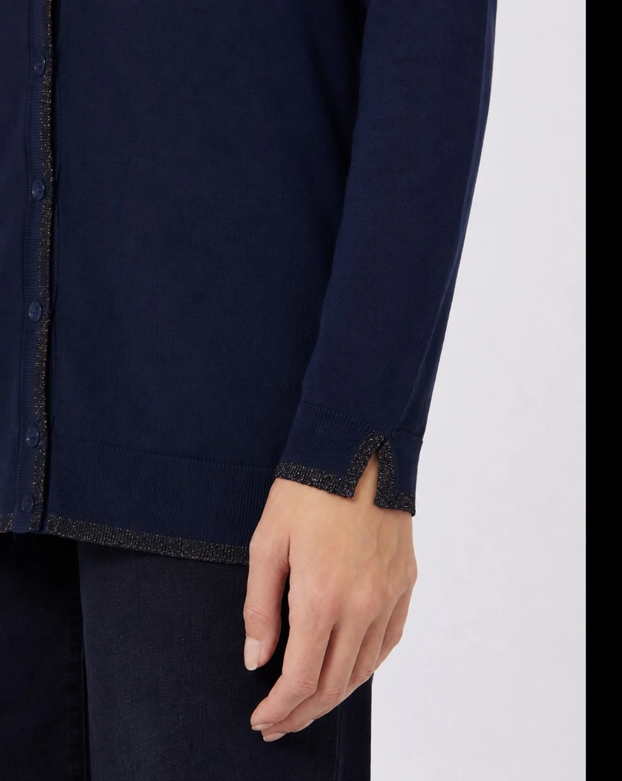 Liujo Jeans Cardigan Liujo Blu Scuro Wf6083Ms49I 187973