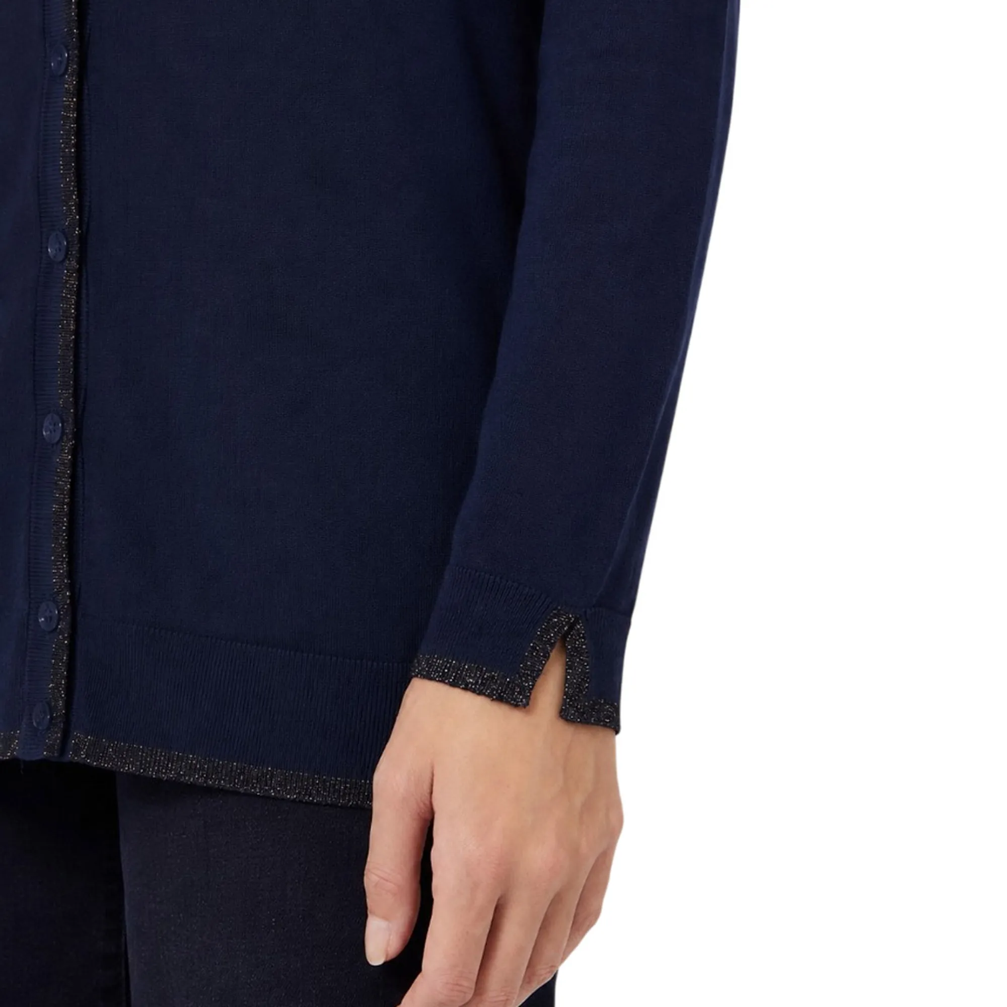 Liujo Jeans Cardigan Liujo Blu Scuro Wf6083Ms49I 188186