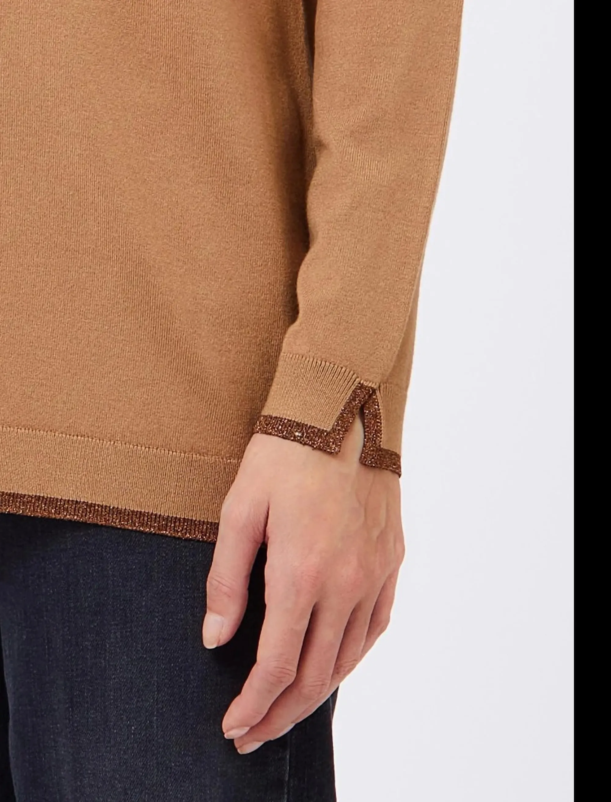Liujo Jeans Cardigan Liujo Marrone Chiaro Wf6083Ms49I 187968