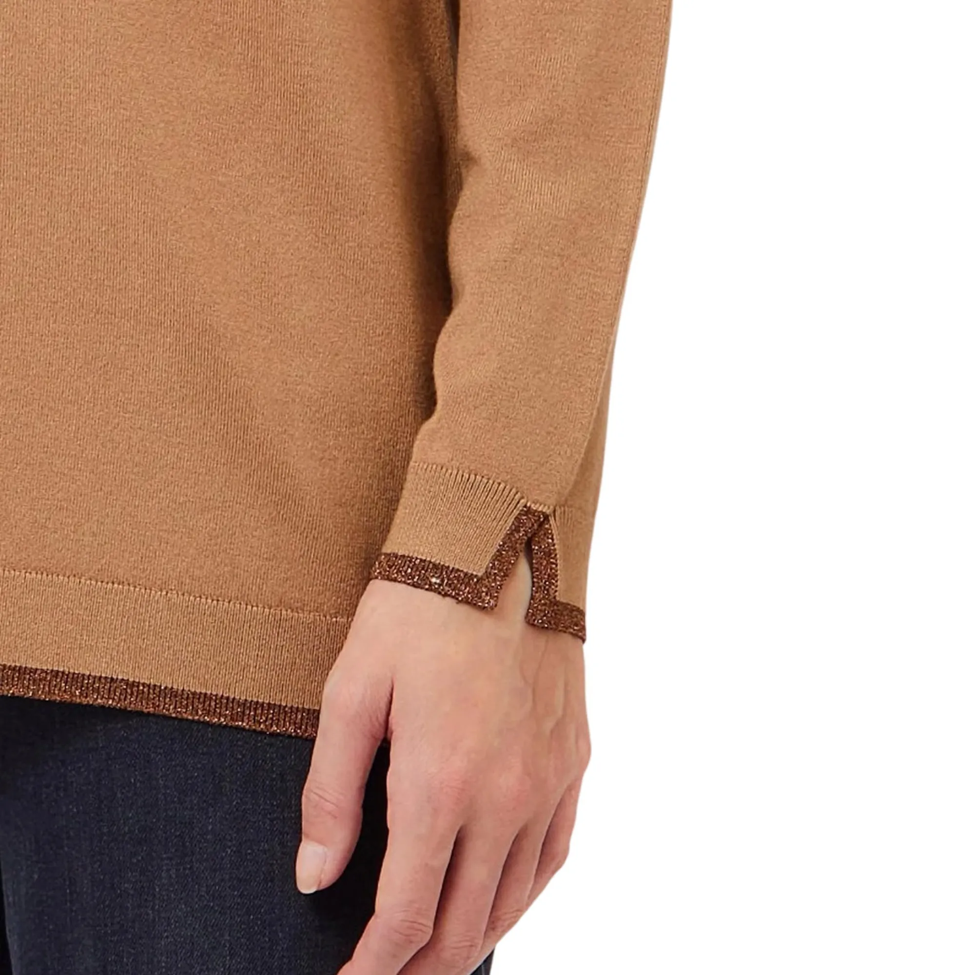 Liujo Jeans Cardigan Liujo Marrone Chiaro Wf6083Ms49I 188189