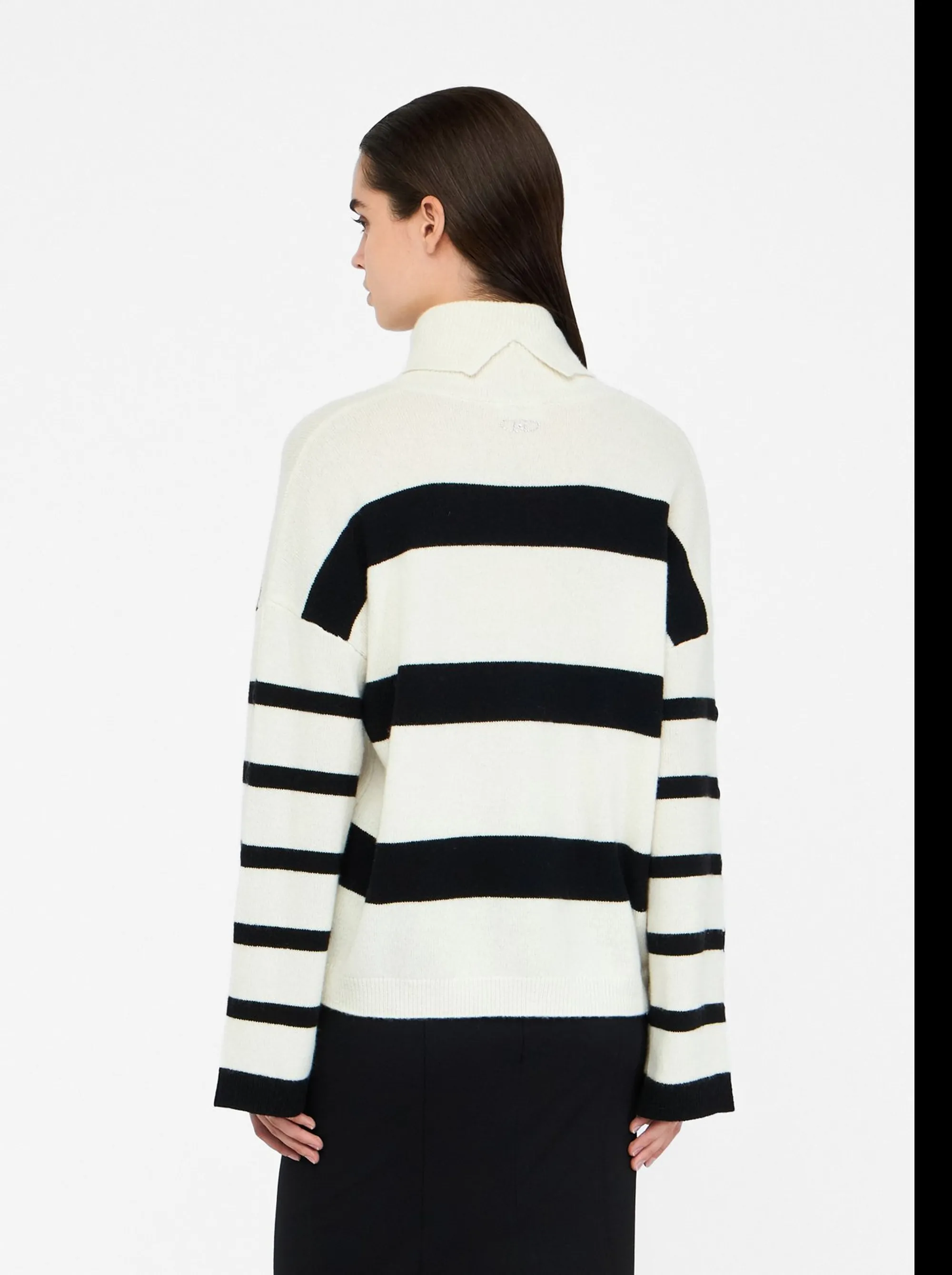 Liujo Jeans B'Wool Turtleneck' White Mf5127Ms009 156354