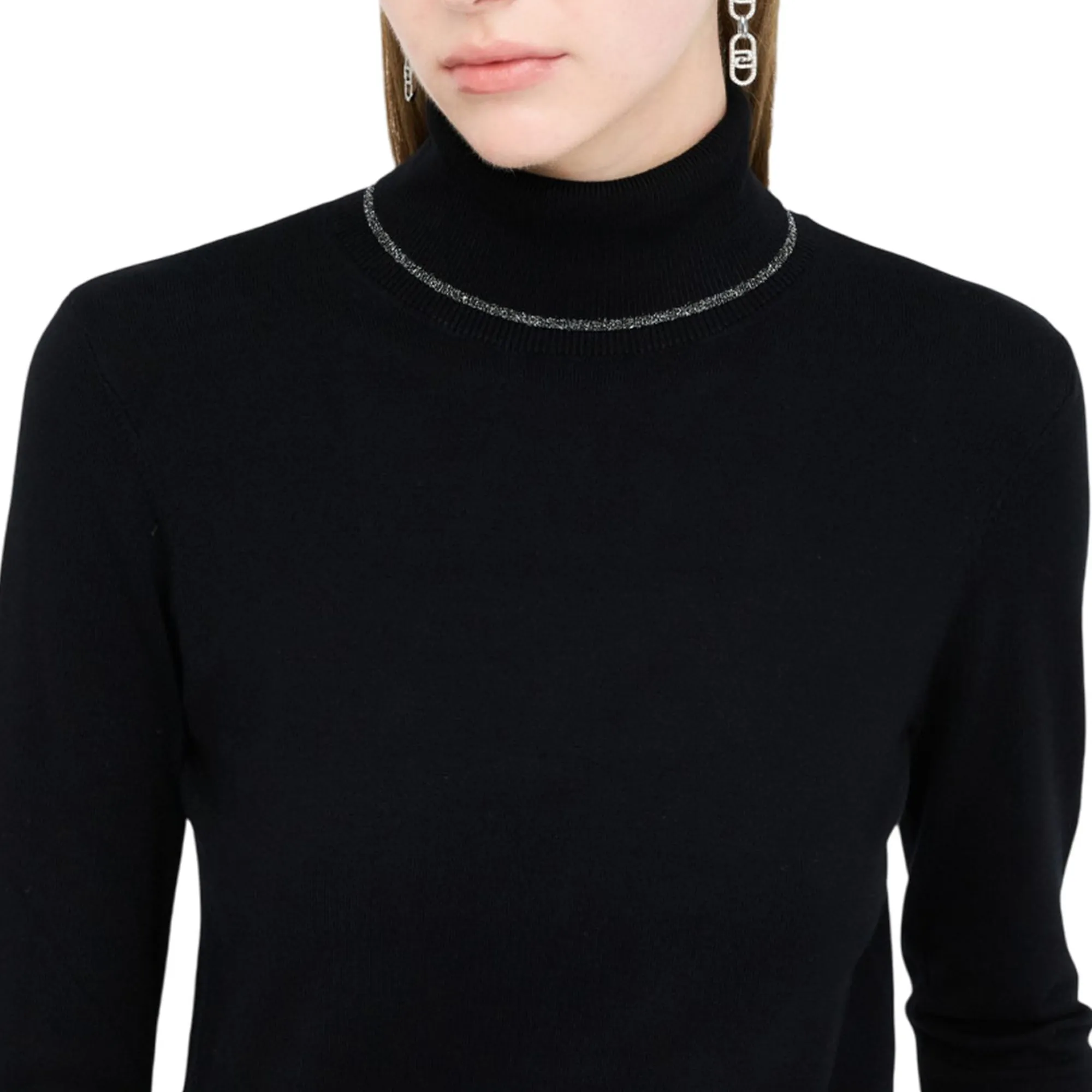 Liujo Jeans B'Liujo Turtleneck' Black Mf5229Ms49I 156714