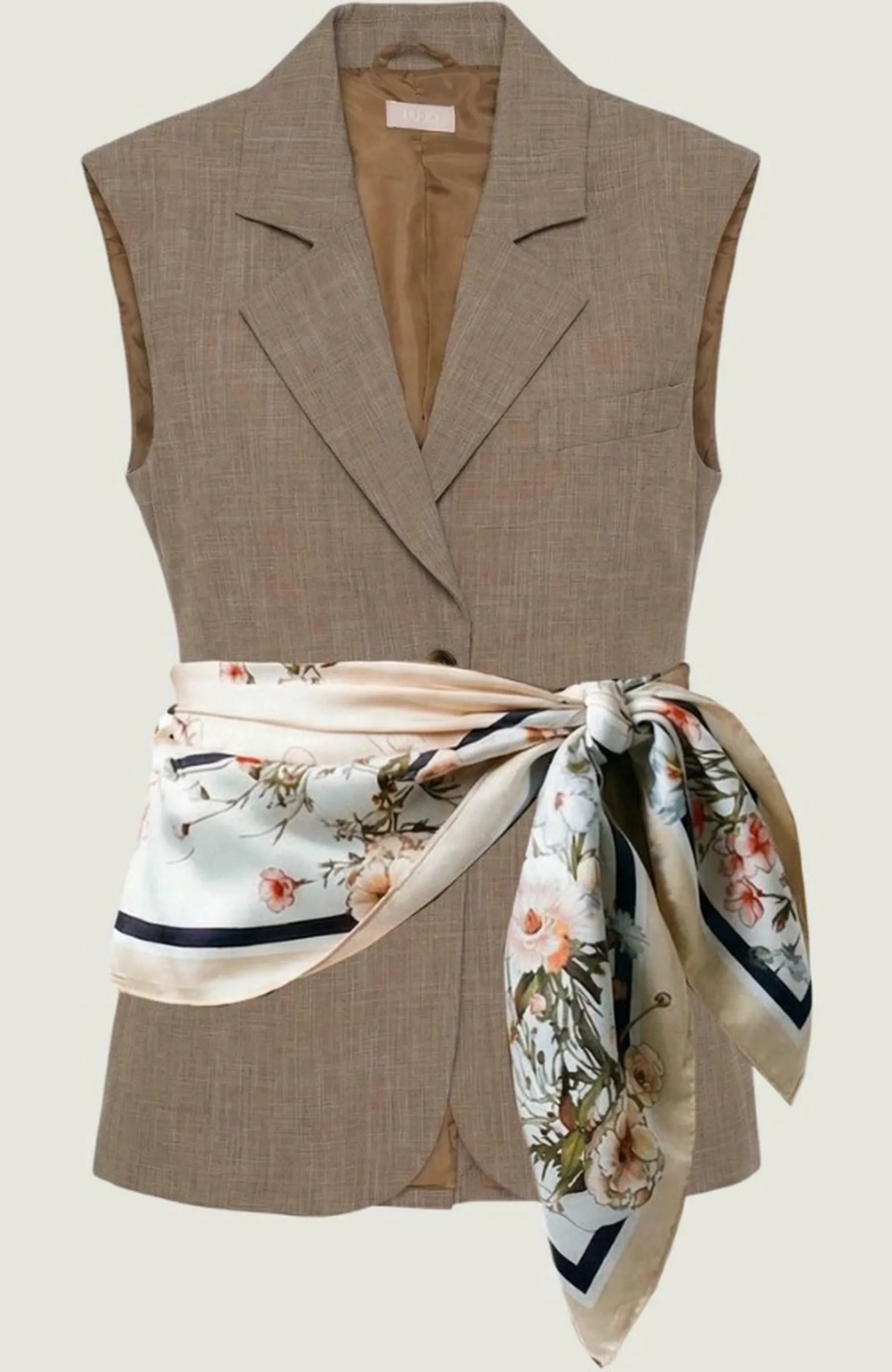 Liujo Jeans Gilet Biscotto Wa6165T332A 174009