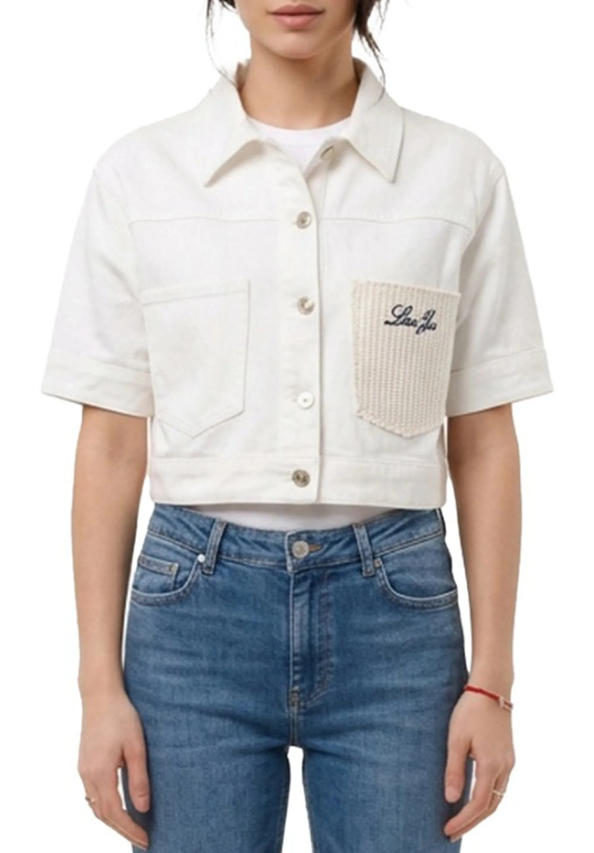 Liujo Jeans B'Jacket ' White Wa6509T1816 176041