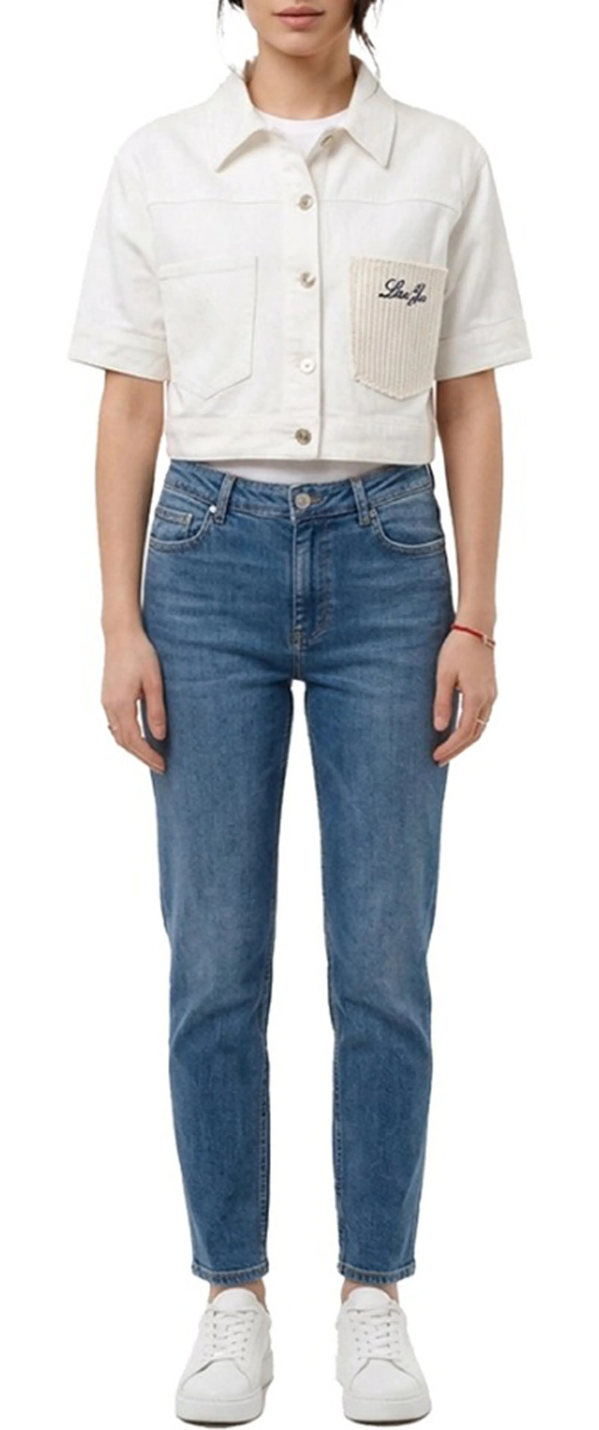 Liujo Jeans B'Jacket ' White Wa6509T1816 176043