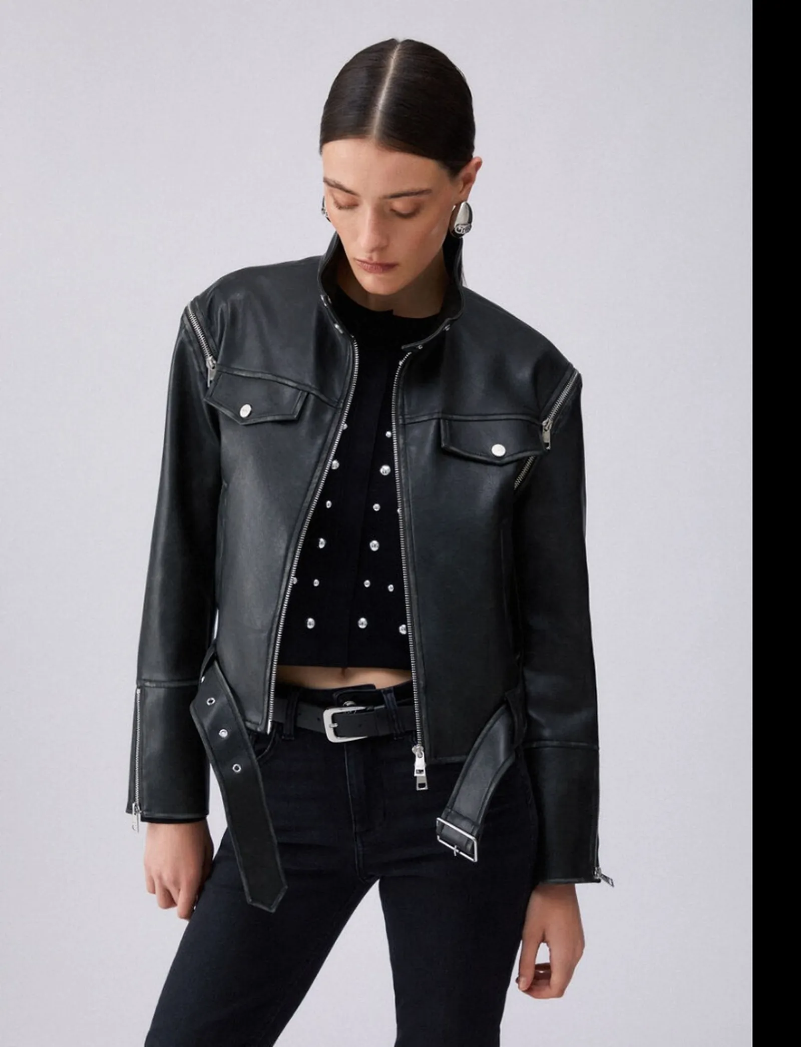 Liujo Jeans Giubbino Nero Wa6063E1106 173515