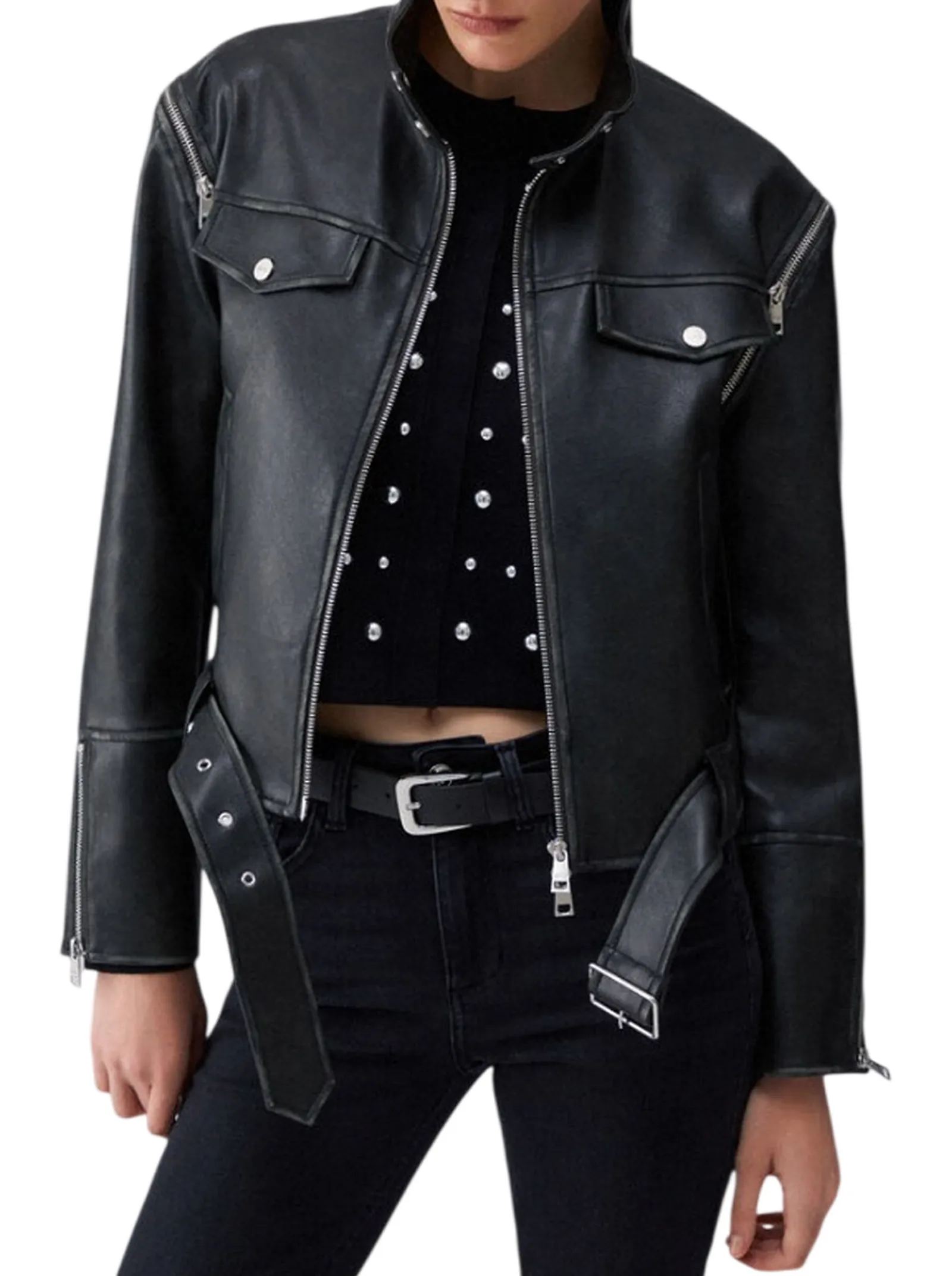 Liujo Jeans Giubbino Nero Wa6063E1106 177700