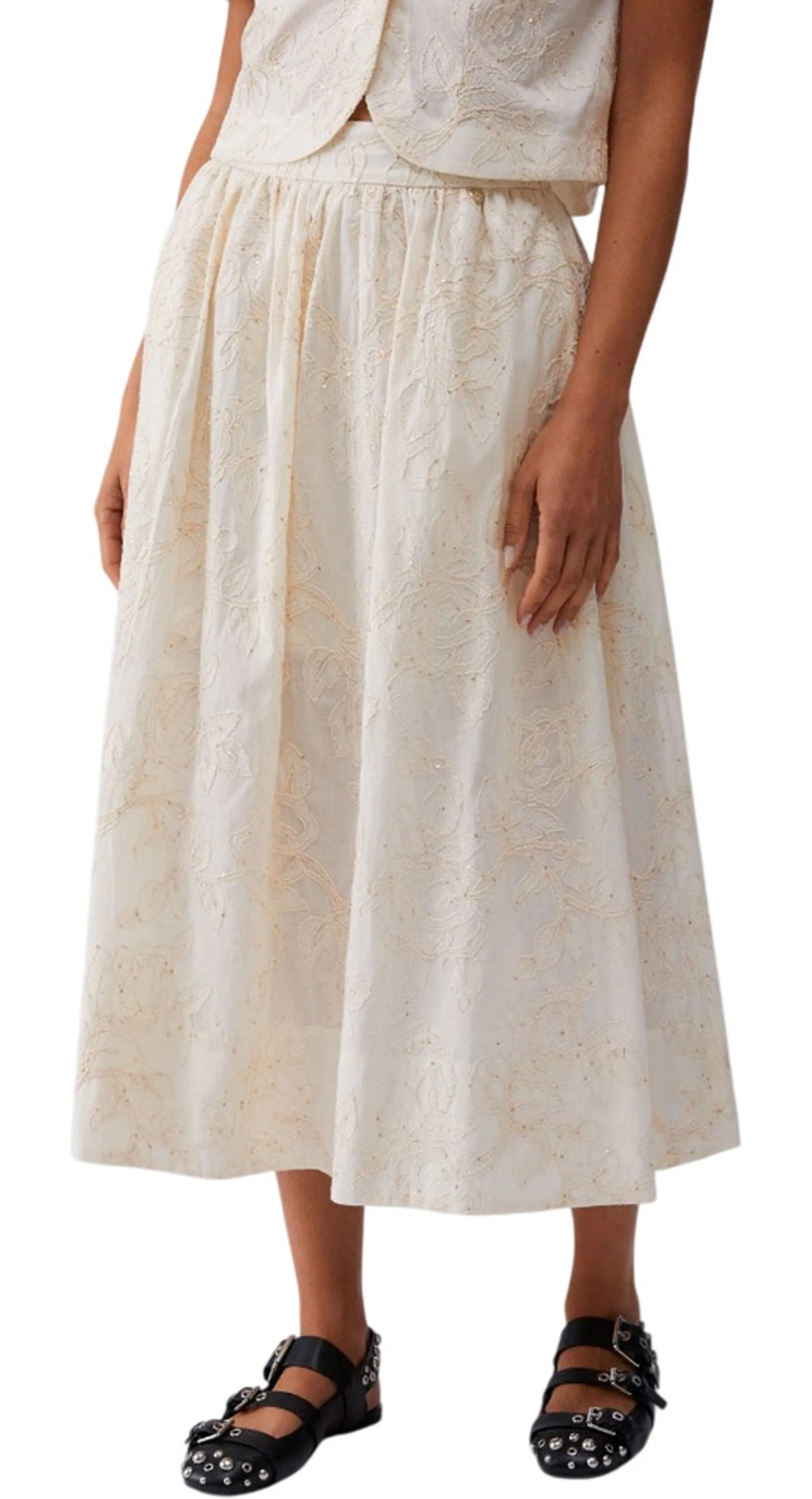 Liujo Jeans Gonna Bianco Wa6455T472A 180877