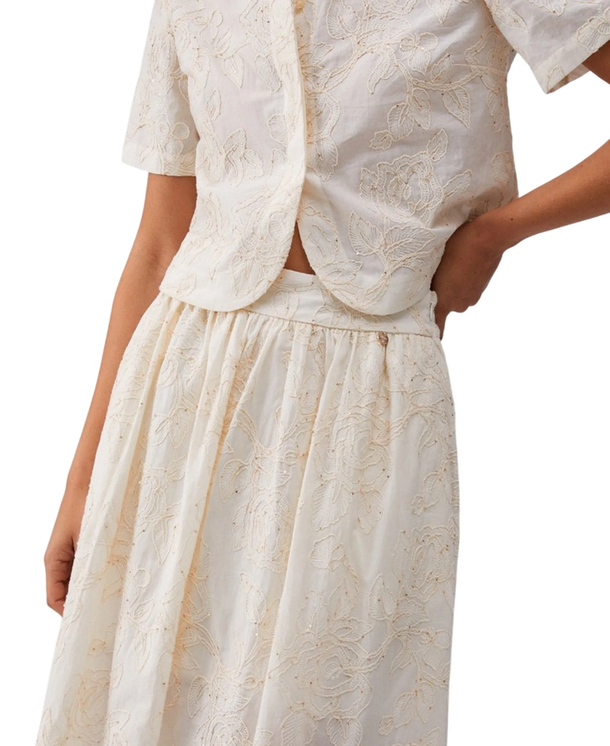 Liujo Jeans Gonna Bianco Wa6455T472A 180880