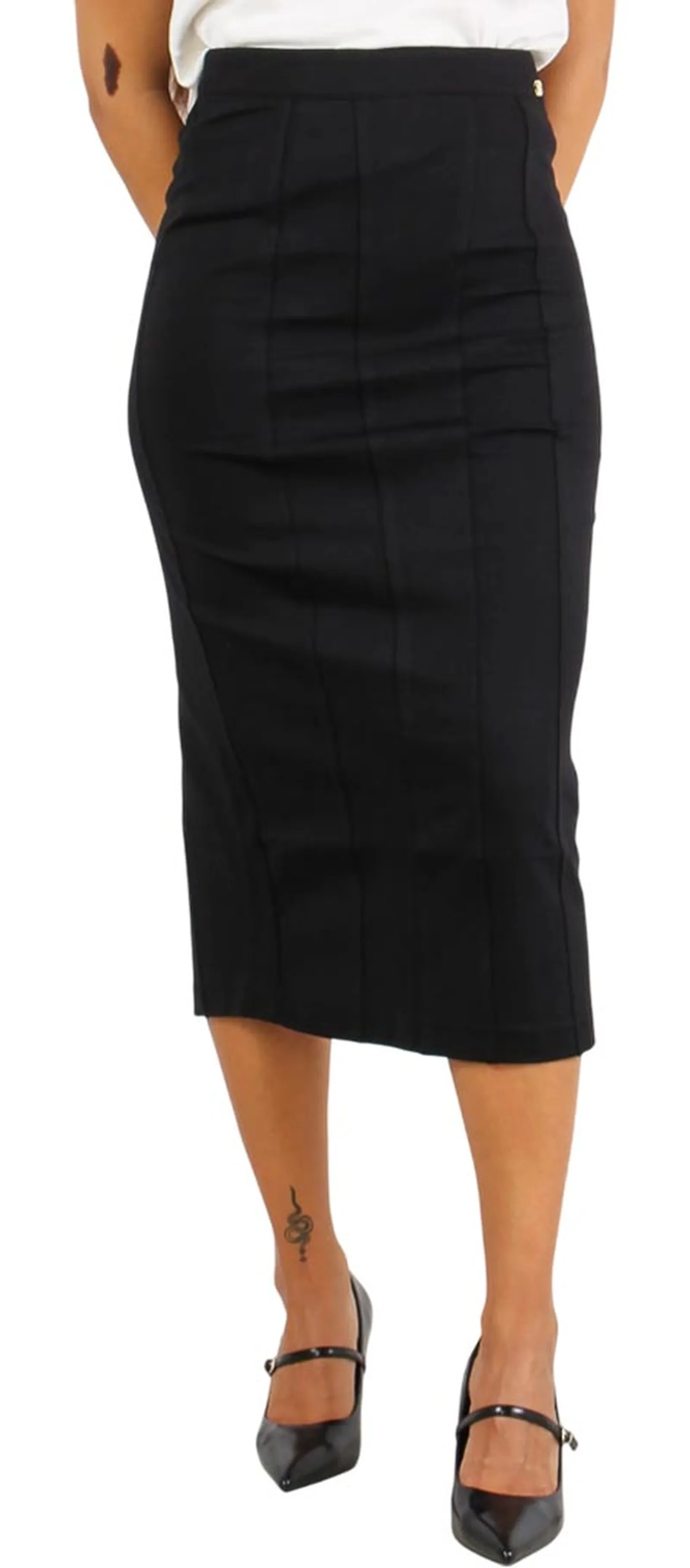 Liujo Jeans Gonna Lunga Cult Nero Mf5144J9189 160870