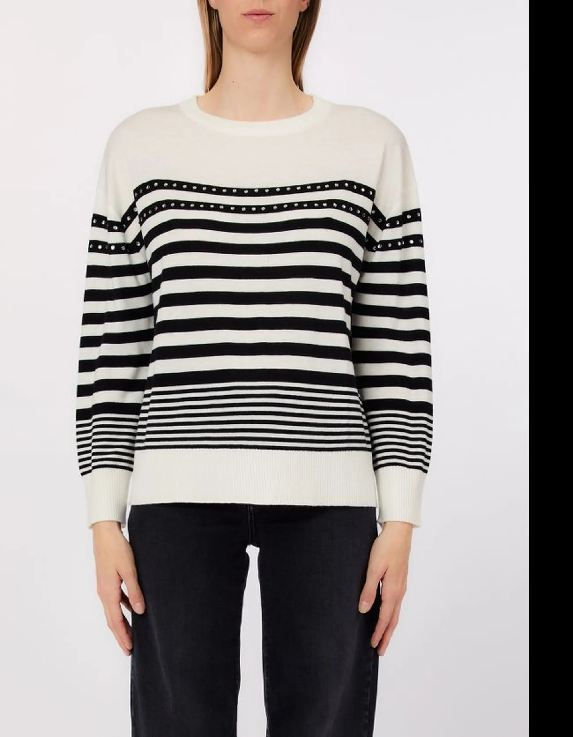 Liujo Jeans B'Sweater ' White Wa6138Ma16R 179373