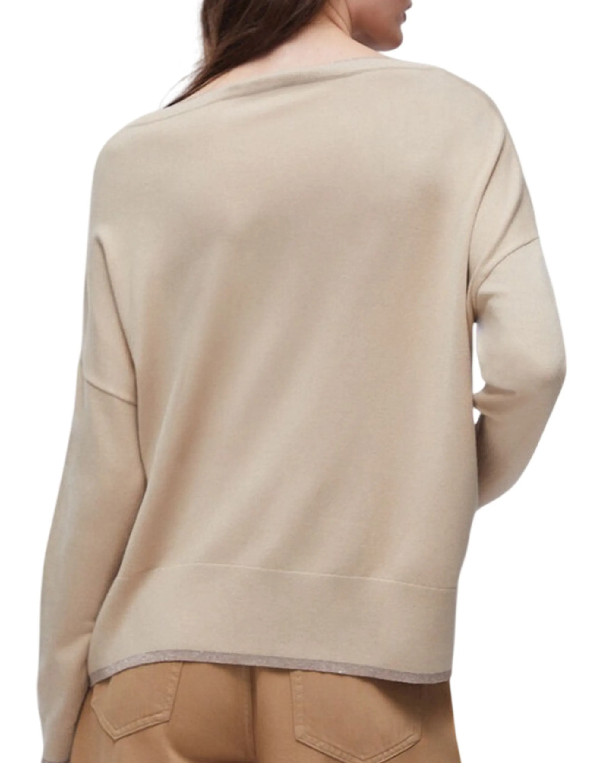 Liujo Jeans B'Sweater ' Cream Wa6283Ms49I 177627