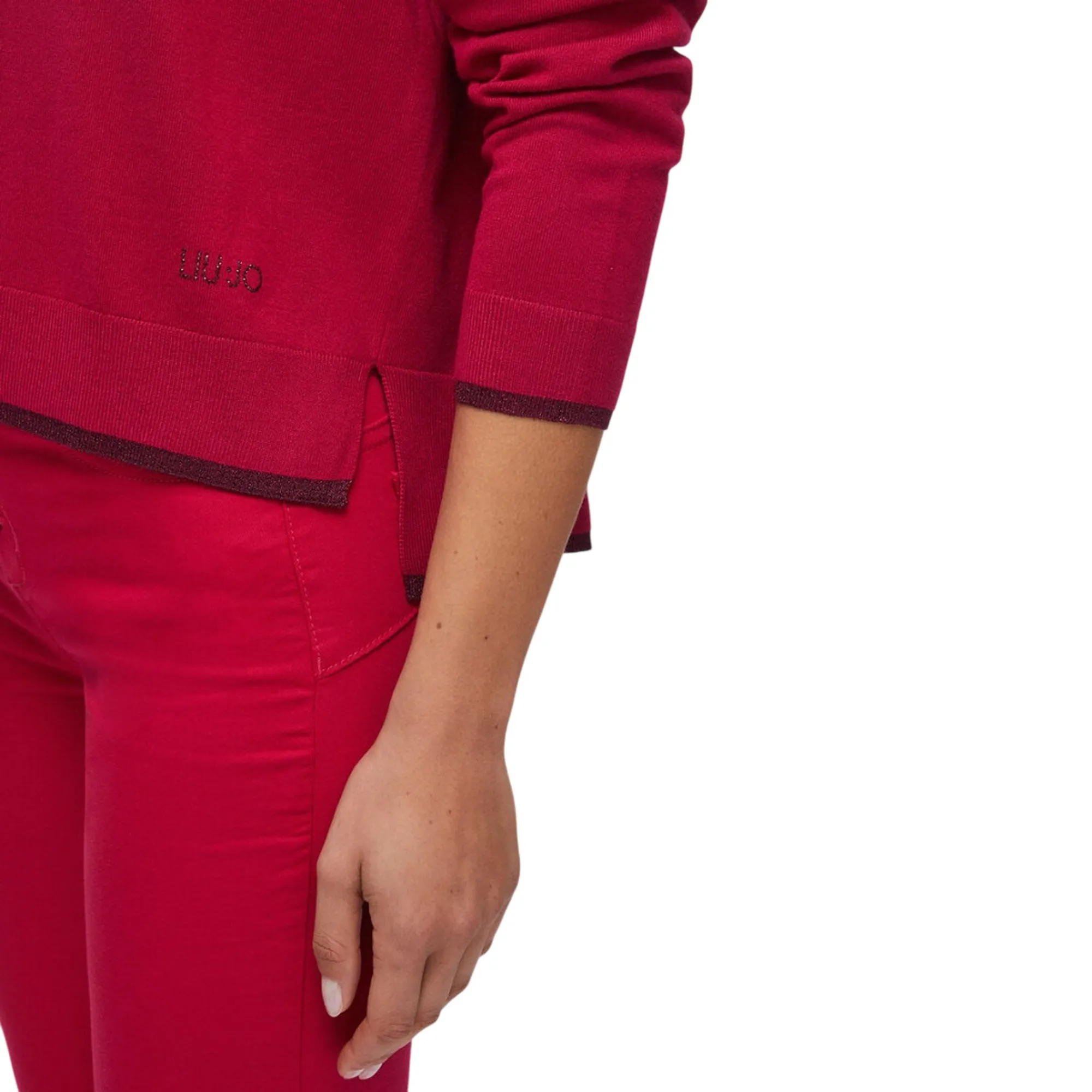 Liujo Jeans B'Sweater ' Red Wa6283Ms49I 177634