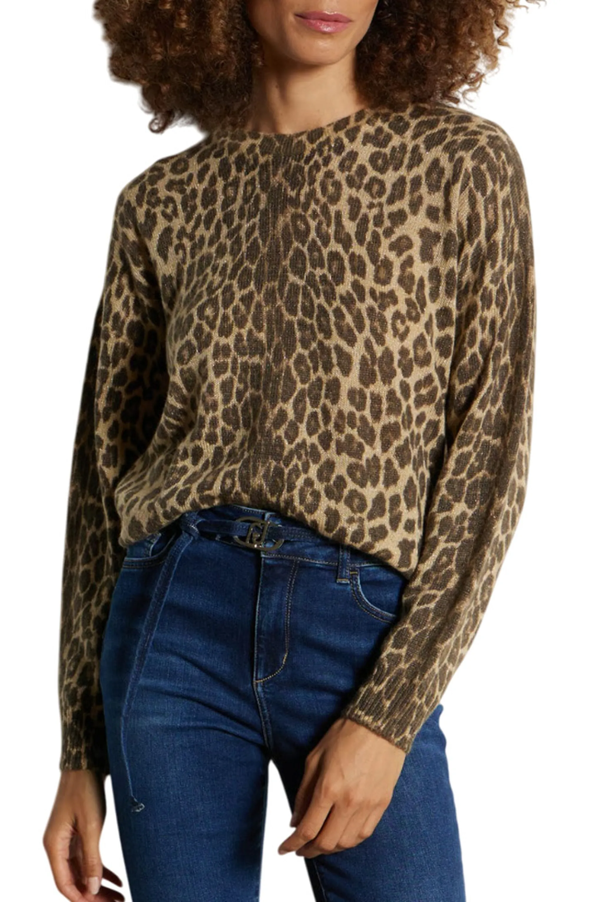 Liujo Jeans B'Liujo Sweater' Beige Mf5485Ma17R 156609