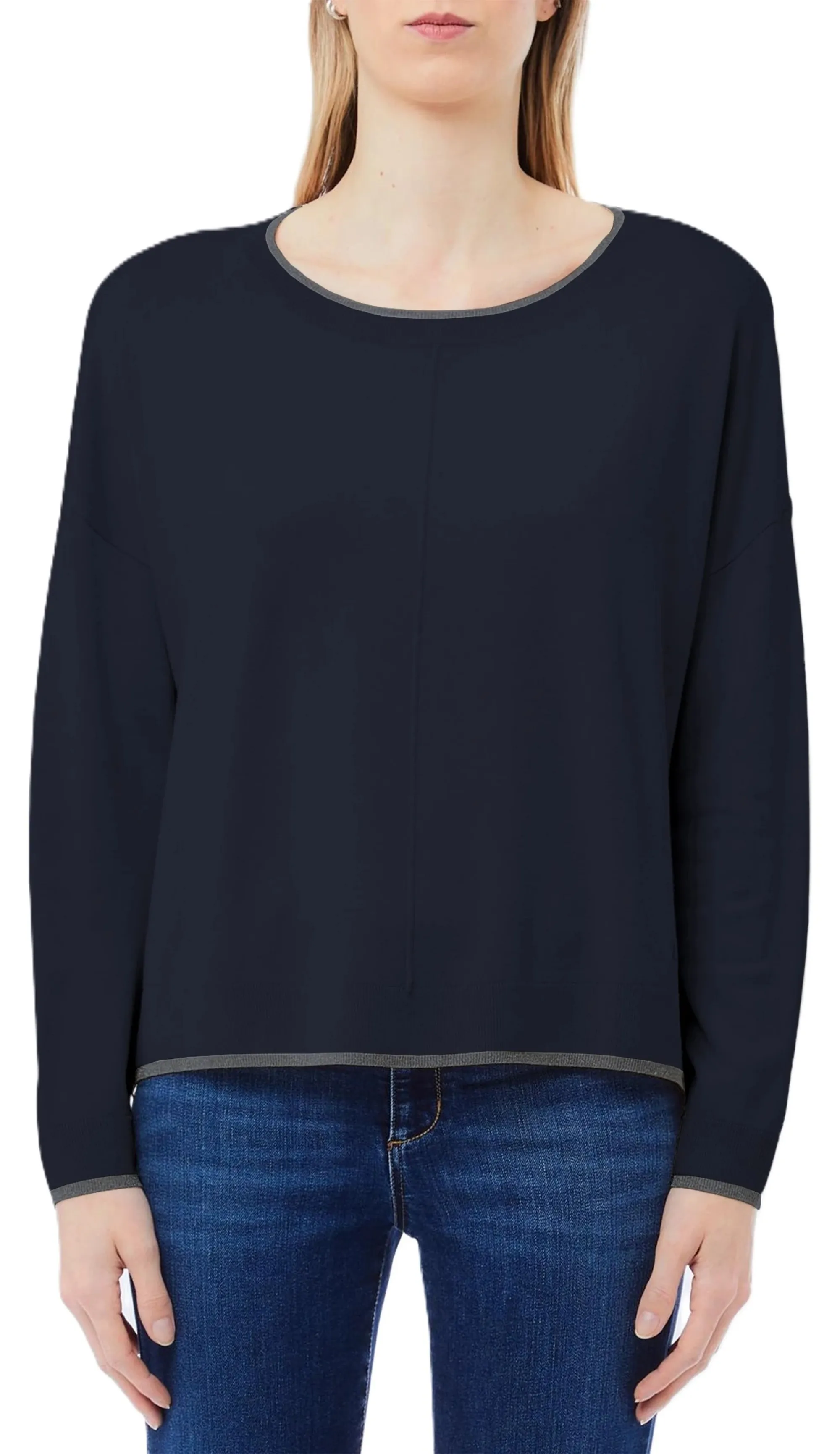 Liujo Jeans Maglia Liujo Navy Mf5228Ms49I 159100