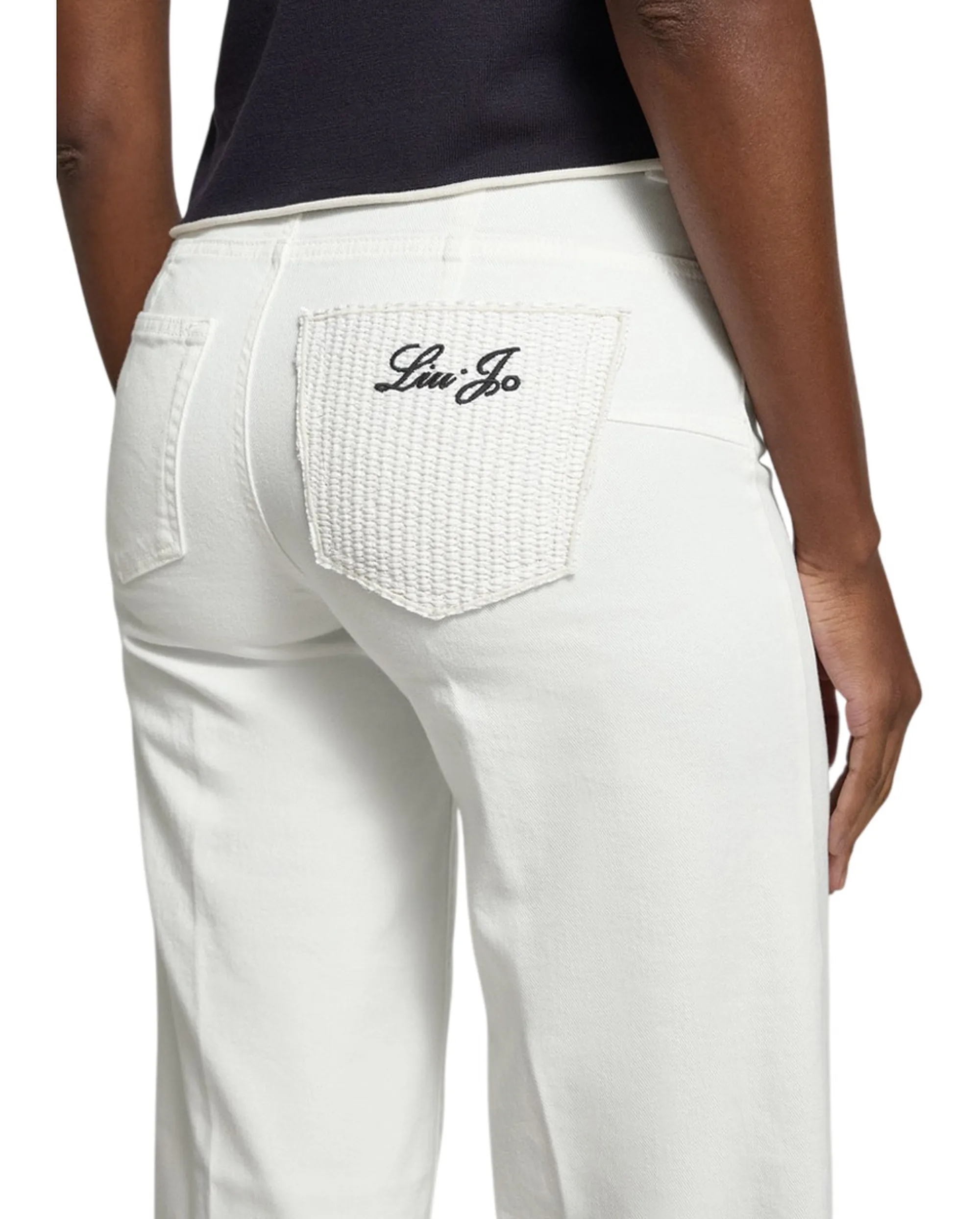 Liujo Jeans Pantalone Bianco Wa6274T1816 180810