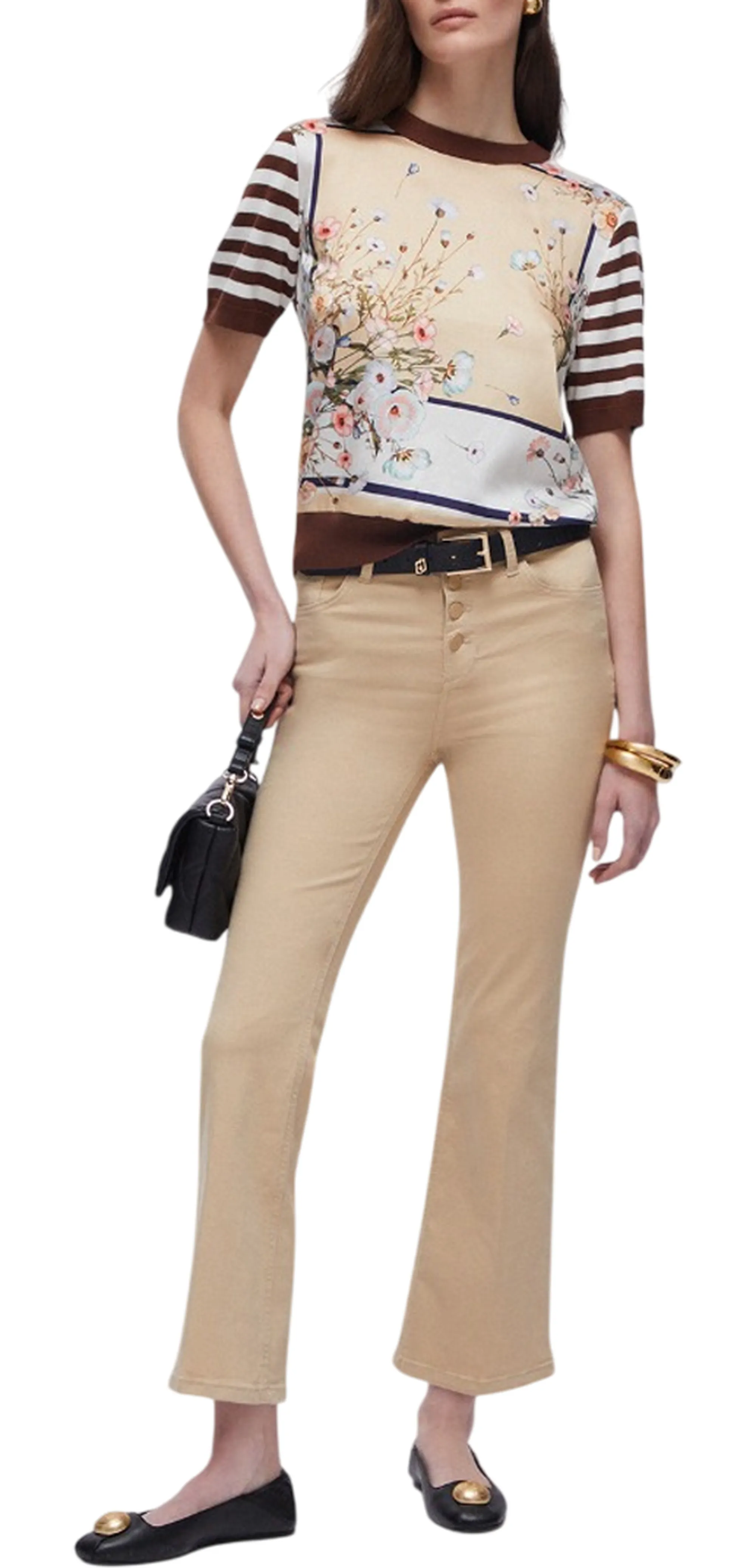 Liujo Jeans Pantalone Crema Wa6256T367A 176440