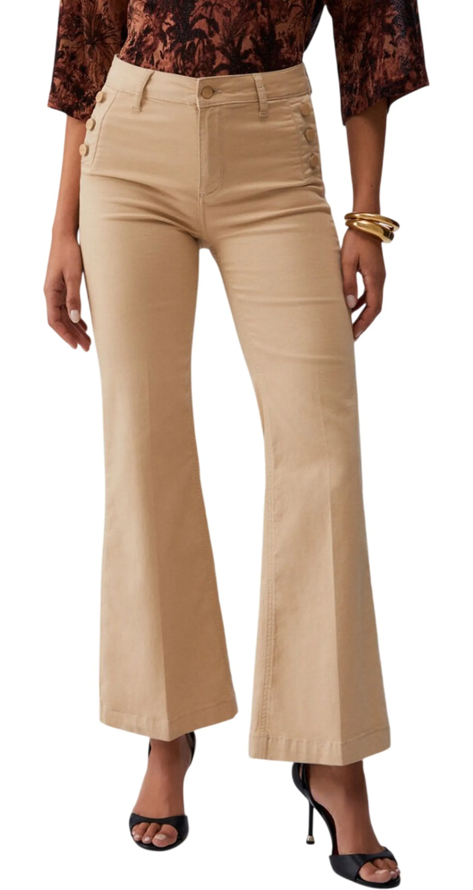 Liujo Jeans Pantalone Crema Wa6403T367A 177546