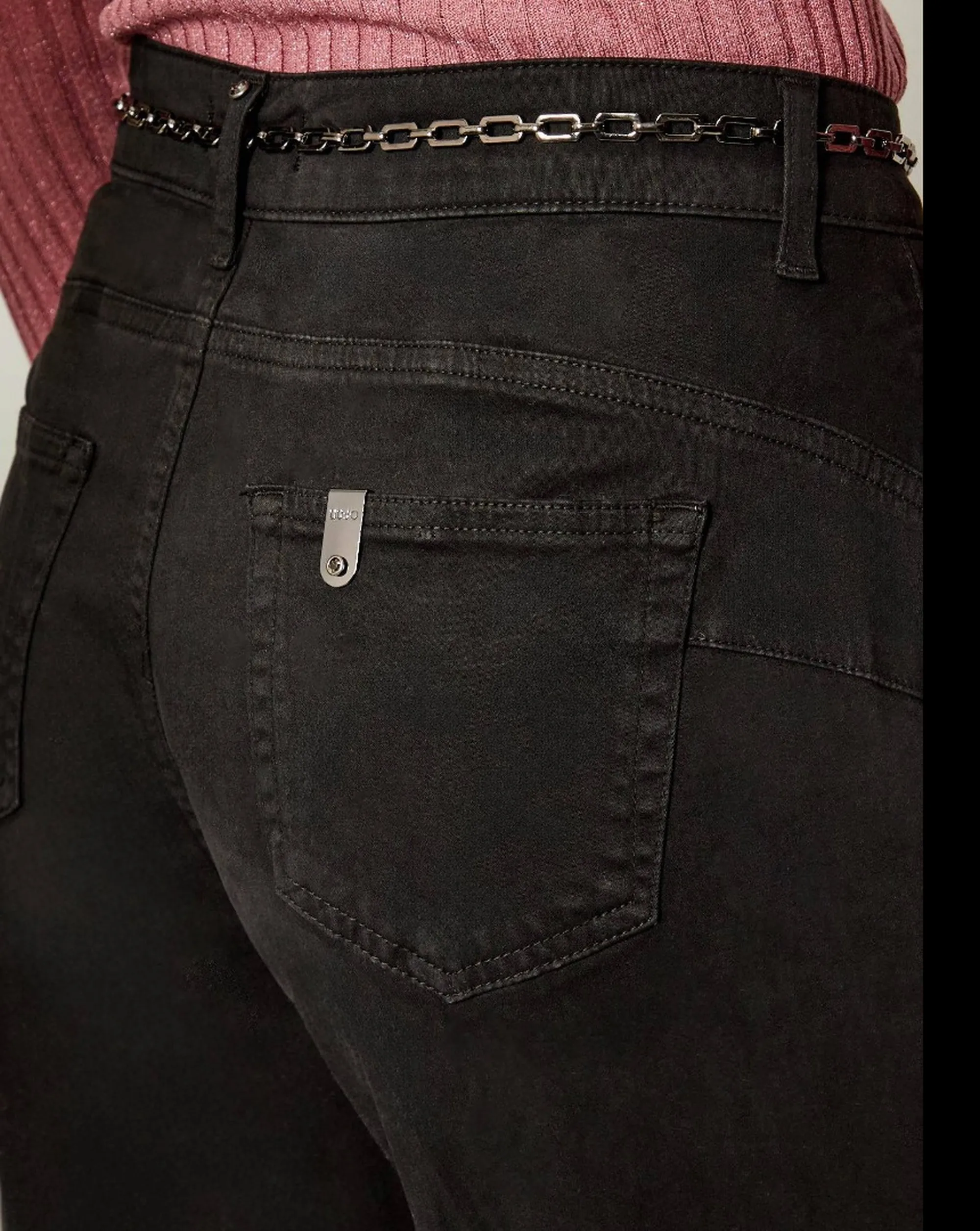 Liujo Jeans Pantalone Nero Mf5406T8191 169230