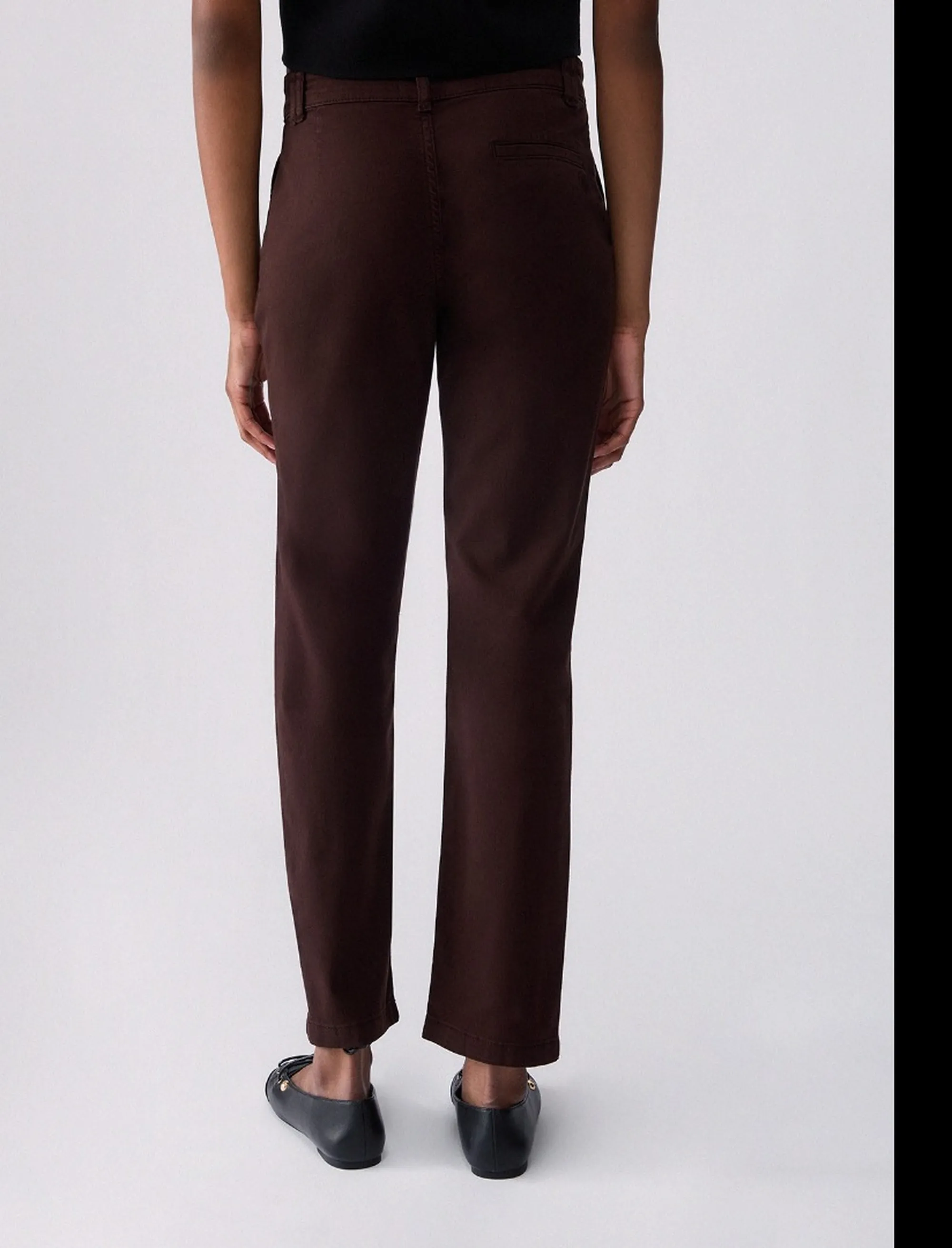 Liujo Jeans B'Liujo Cigarette Trousers' Bordeaux Wf6128T708A 185518