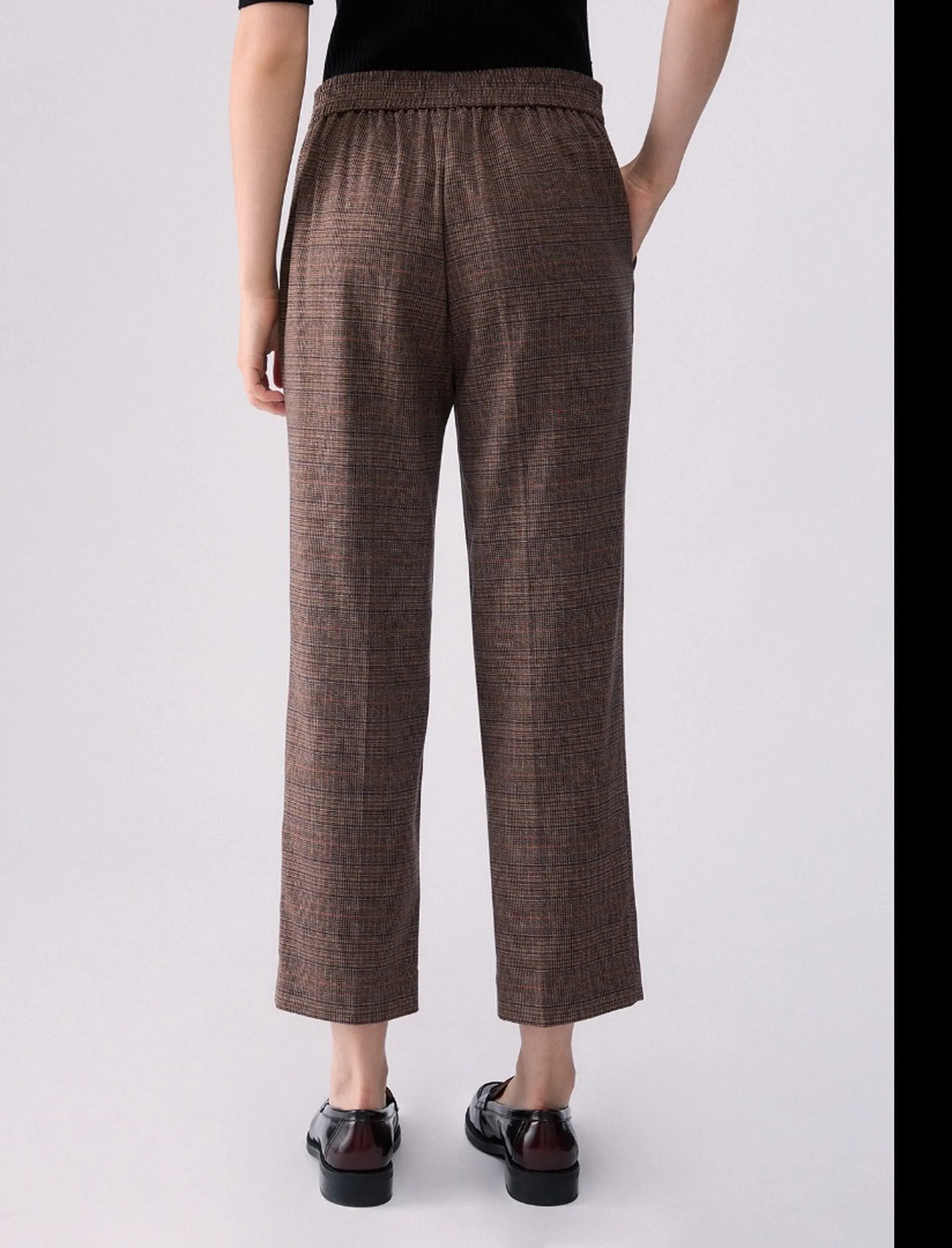 Liujo Jeans B'Liujo Cigarette Trousers' Tartan Wf6212T733A 185597