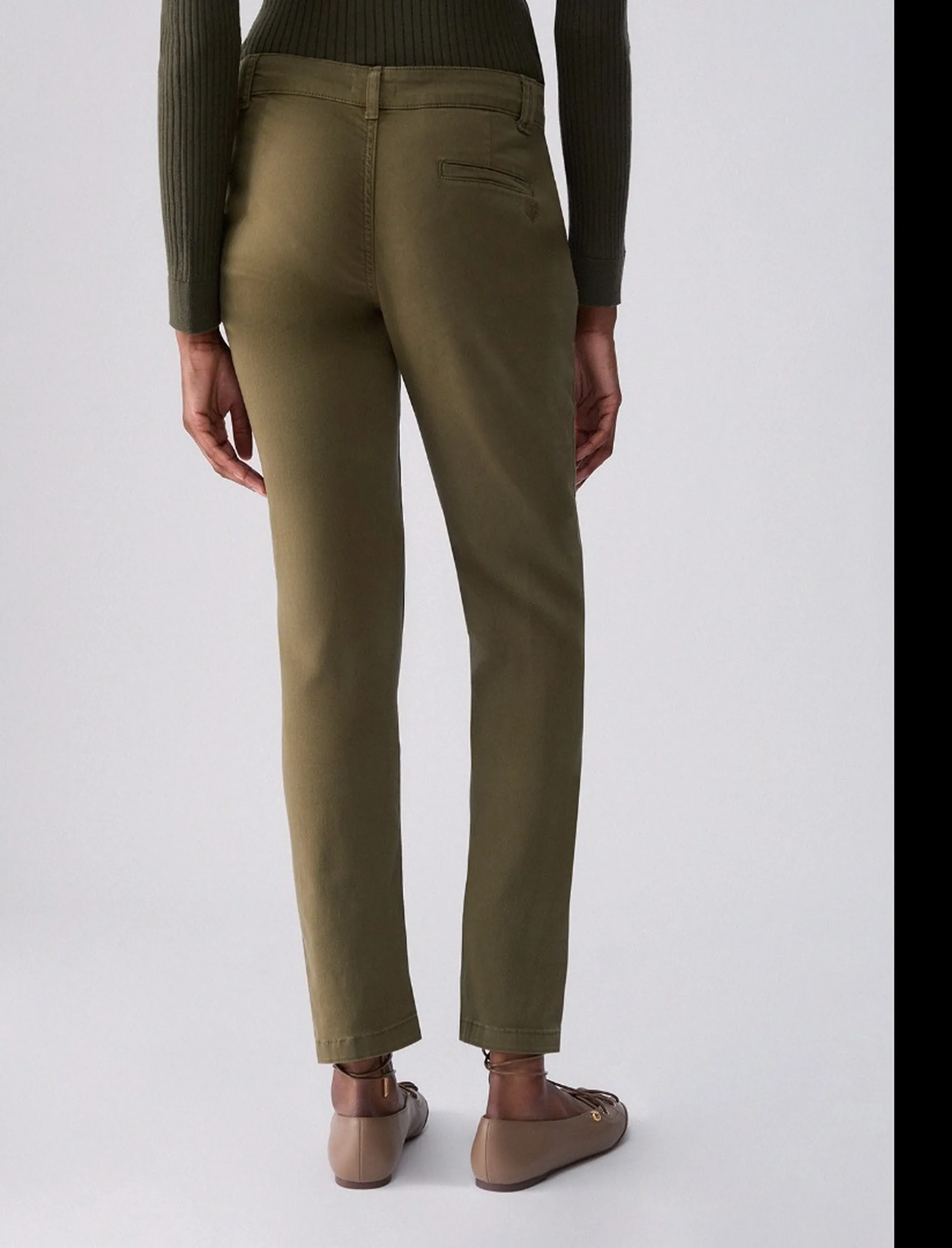 Liujo Jeans B'Liujo Cigarette Trousers' Green Wf6128T708A 185514