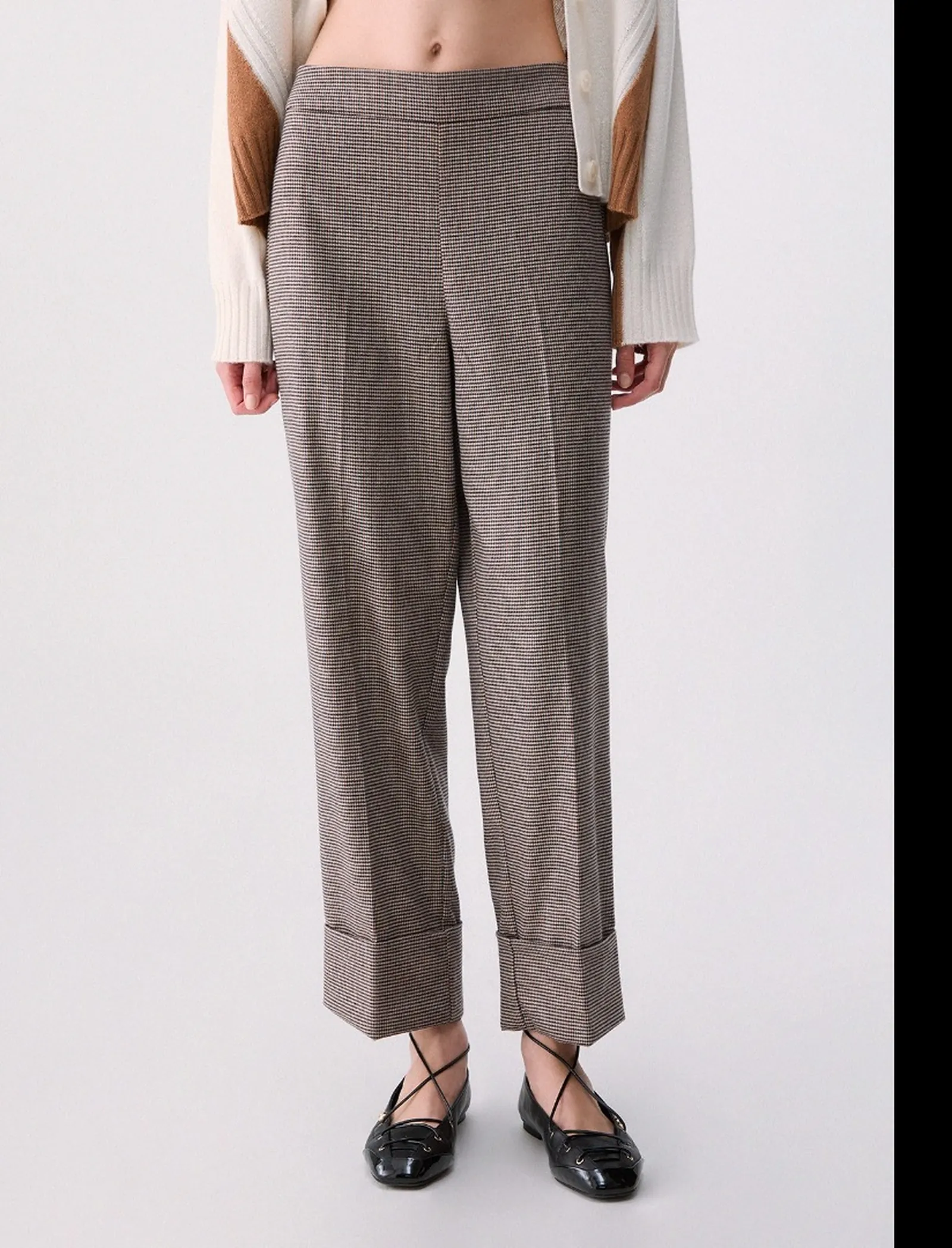 Liujo Jeans Pantalone Con Risvoltino Multicolor Wf6359T728A 188623