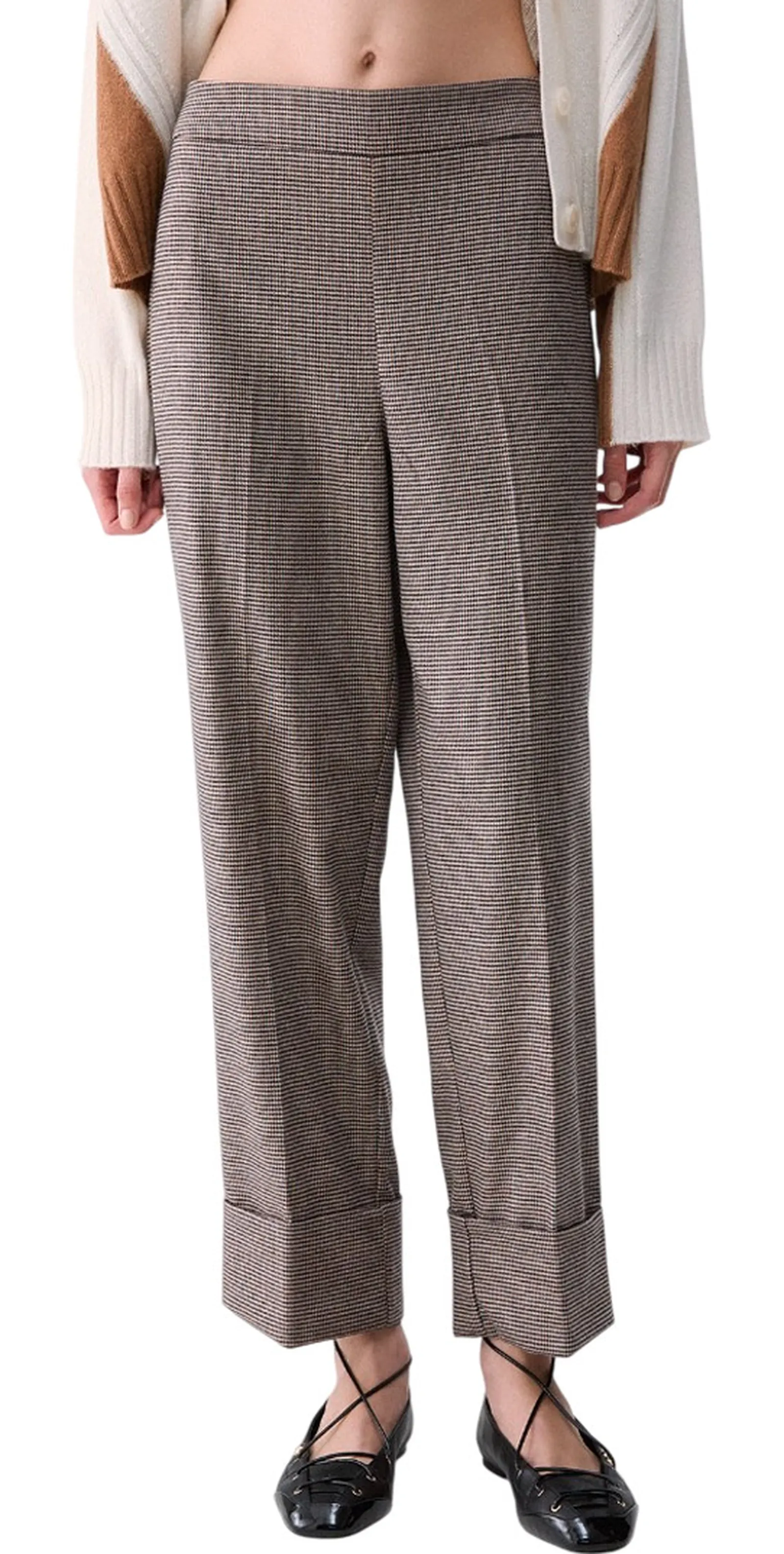 Liujo Jeans Pantalone Con Risvoltino Multicolor Wf6359T728A 188895