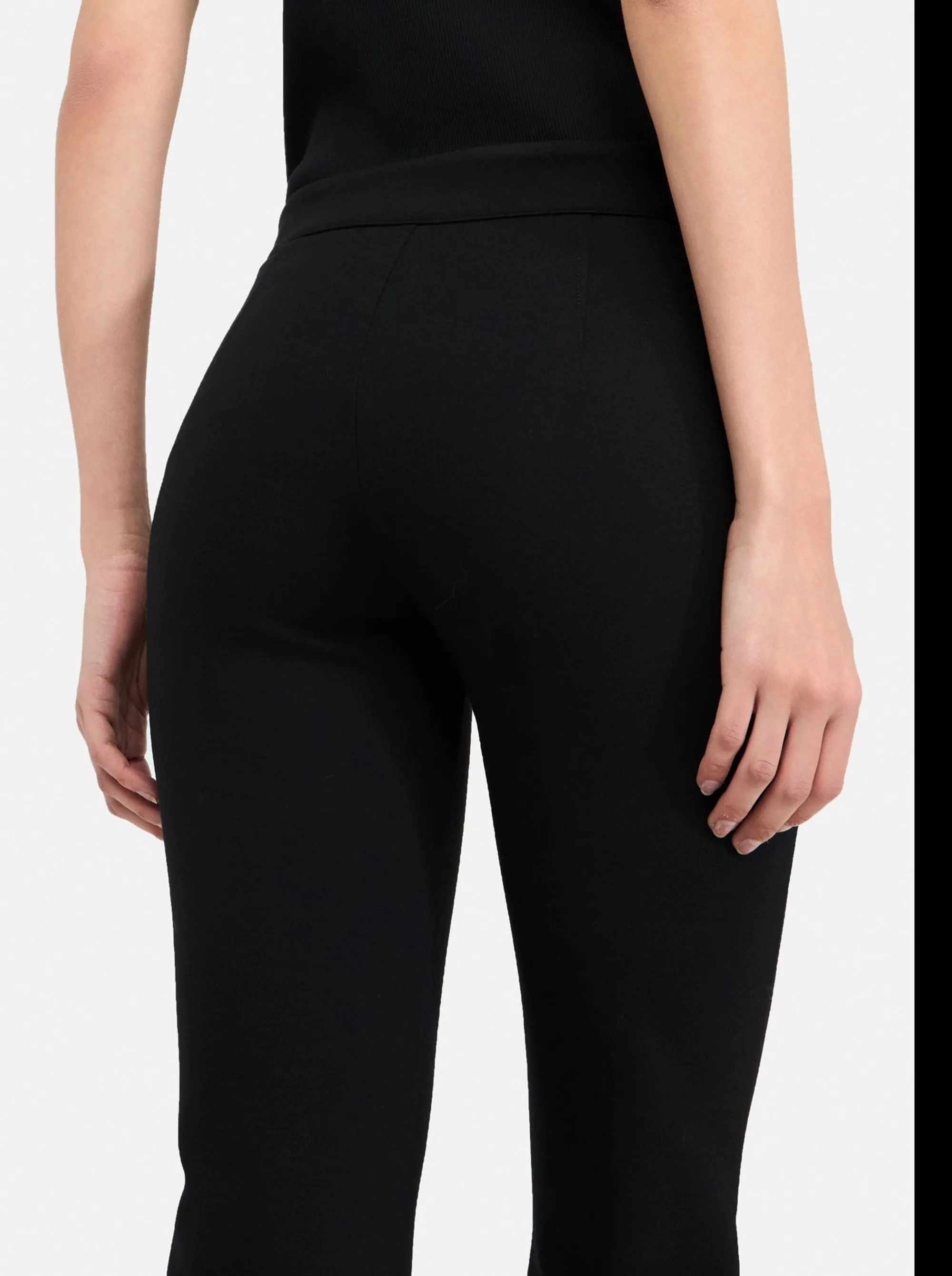 Liujo Jeans B'Flare Trousers With Belt' Black Mf5143J9189 156328
