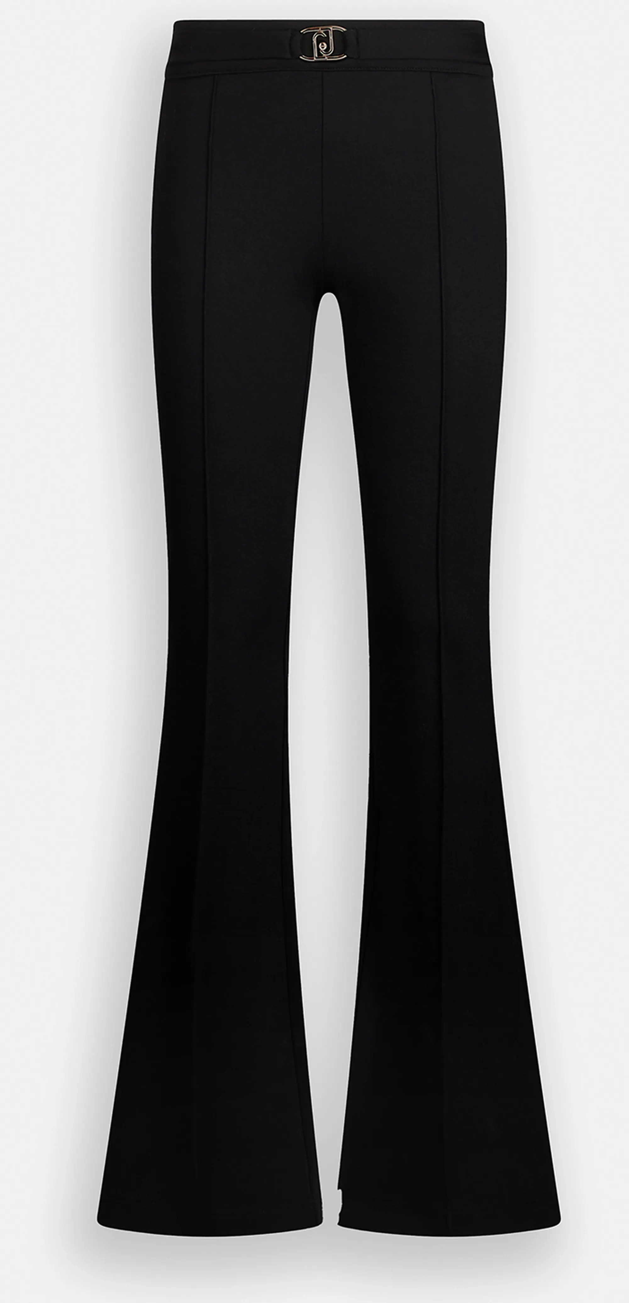 Liujo Jeans B'Flare Trousers With Belt' Black Mf5143J9189 156331